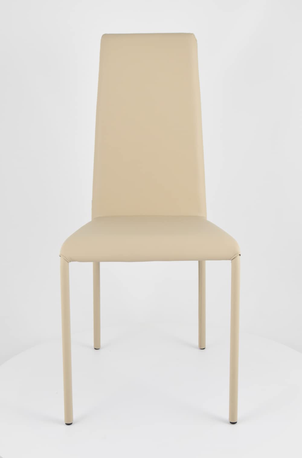 TommyChairs Sophie Lux Dining Chair - Steel Frame Upholstered in Linen Polyurethane for Kitchen, Dining Room, Bar & Restaurant - Comfortable & Durable Seating Solution for Home Decor and Commercial Use