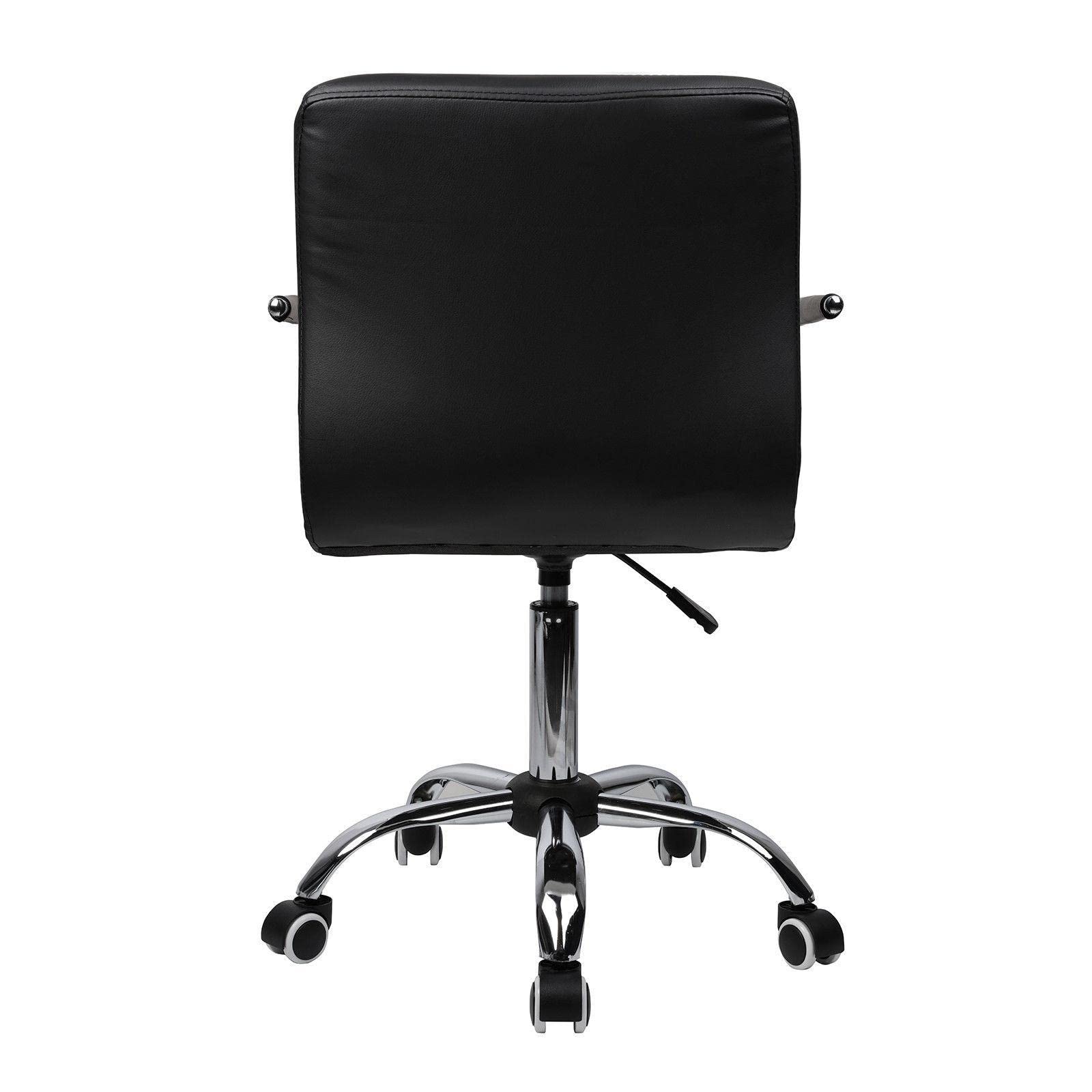 Modern PU Leather Office Desk Computer Chair - Ergonomic Swivel Gaming Chair with Adjustable Height for Home Office, Gaming & Workstations | Comfortable Desk Chair for Long Hours, Study & Professional Use