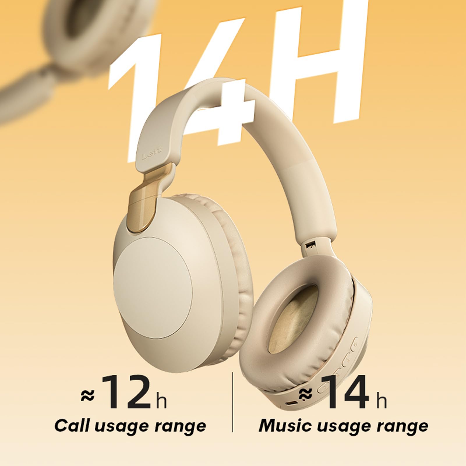 Wireless Gaming Headset with Microphone - Noise Cancelling Over-Ear Headphones for PC, PS5, Xbox - Foldable Design with Hands-Free Function - Perfect for Online Gaming, Streaming & Conference Calls