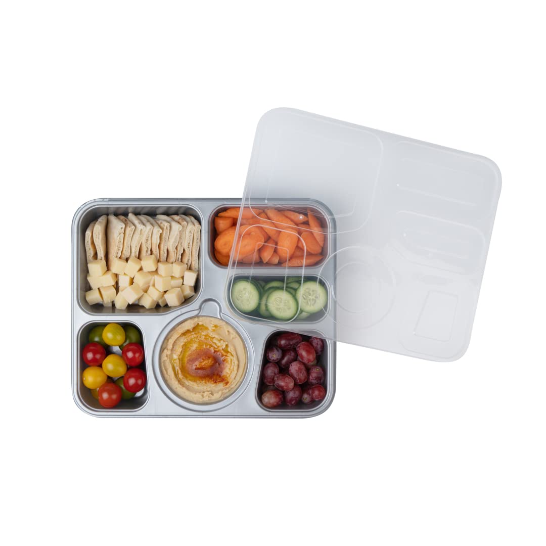 Restaurantware Futura 50.7oz Meal Prep Containers with Lids - 100 Pack Tamper-Evident Microwavable Disposable Plastic Food Storage Containers for Takeout, Lunches & Meal Prepping - BPA-Free, Leak-Proof (Ideal for Restaurants, Catering & Home Meal Prep)