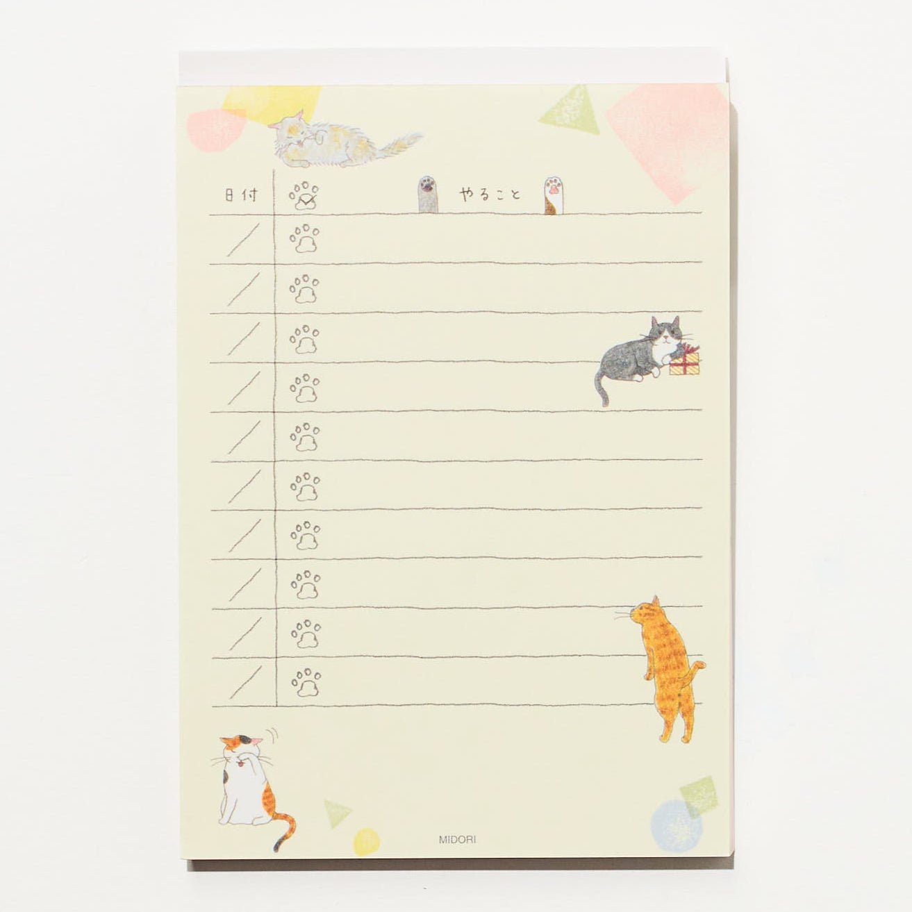 Midori DESIGNPHIL To-Do List Memo Pad - Premium Sticky Notes for Office, School & Home Organization - Perfect for Daily Tasks, Reminders & Productivity Planning