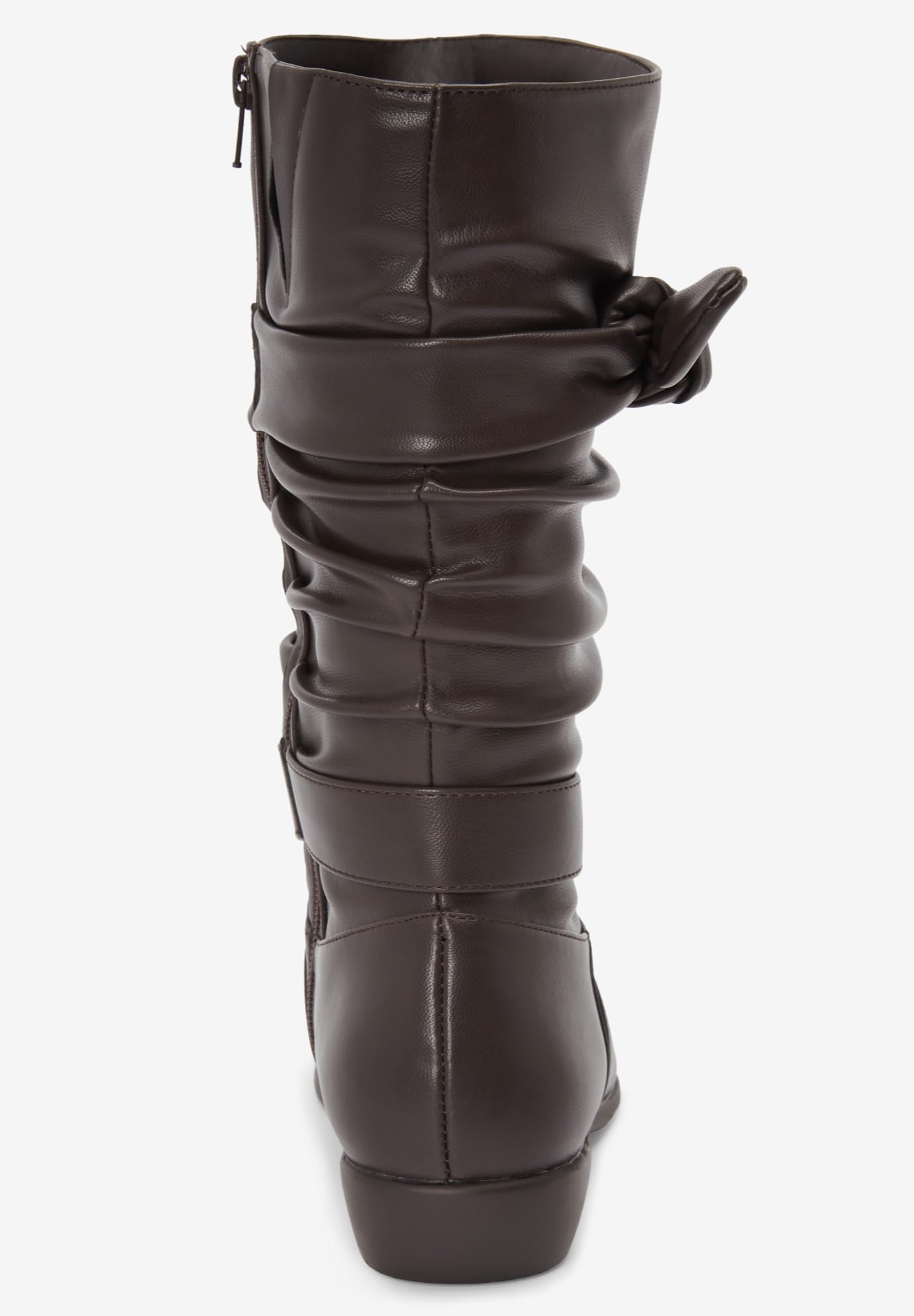 Comfortview Women's Wide Width The Heather Wide Calf Boot - Stylish & Comfortable Winter Boots for Wide Feet | Perfect for Casual Wear, Office & Outdoor Activities