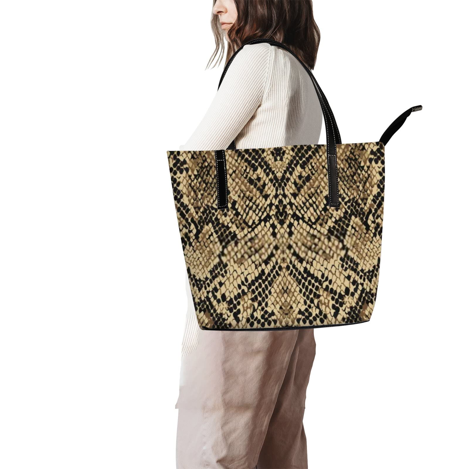 Premium Genuine Leather Tote Bag for Women - Stylish Crossbody Handbag with Adjustable Strap, Spacious Work Tote - Perfect for Office, Travel & Everyday Use