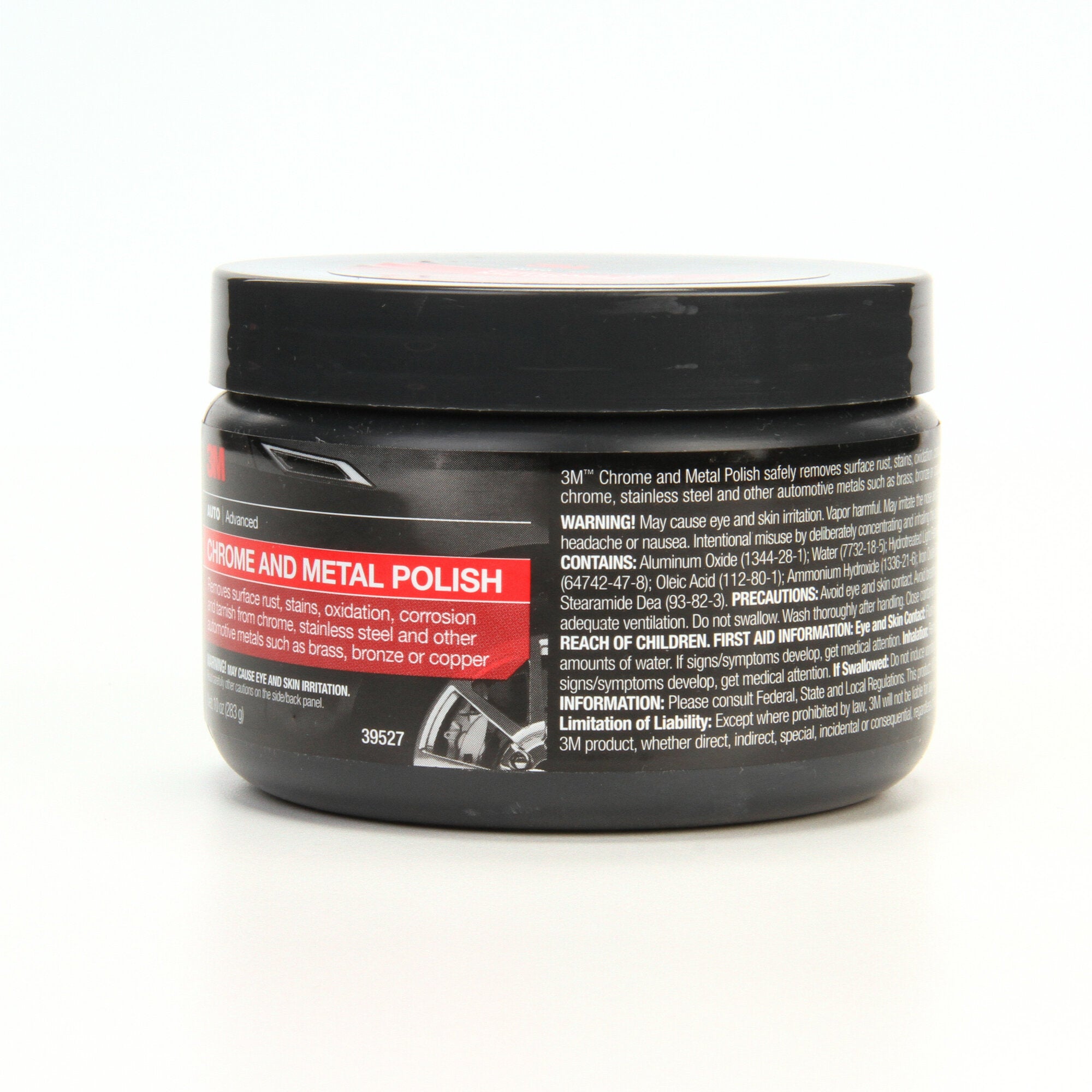 3M Chrome and Metal Polish 10 oz - Restores Shine & Removes Scratches - Perfect for Car Wheels, Motorcycle Parts & Household Metal Surfaces