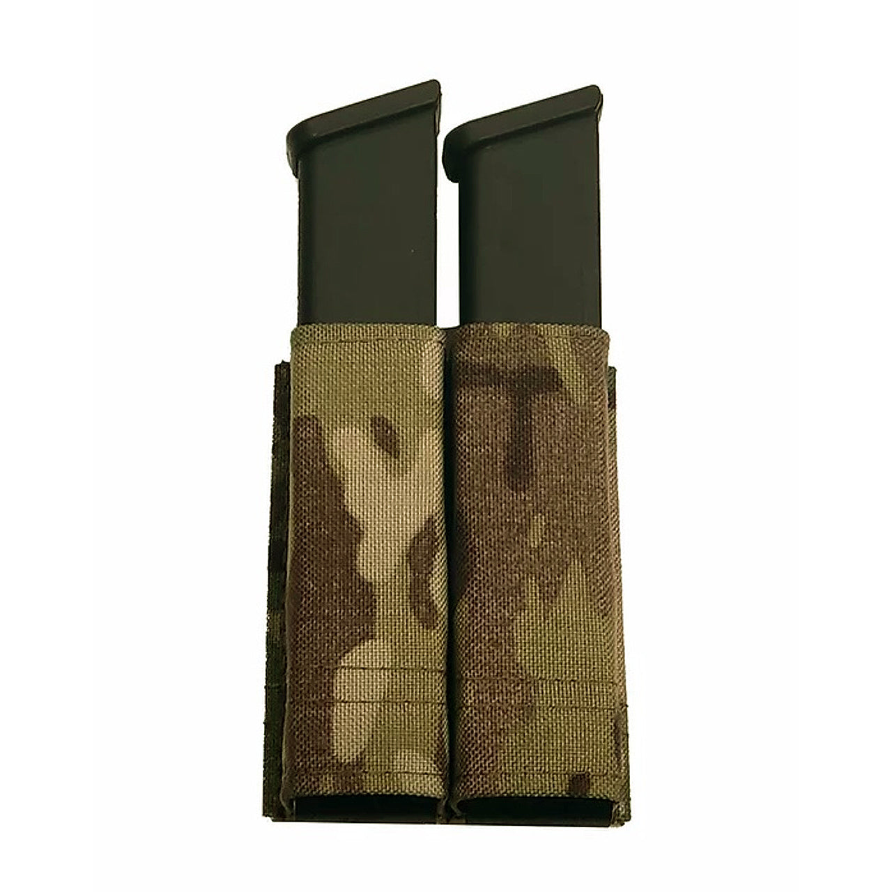 Esstac Double Pistol Midlength KYWI Magazine Pouch with 2 Malice Clips - Tactical Molle Compatible for AR15, Glock & Pistol Magazines - Perfect for Range Training, Competition & Military Use