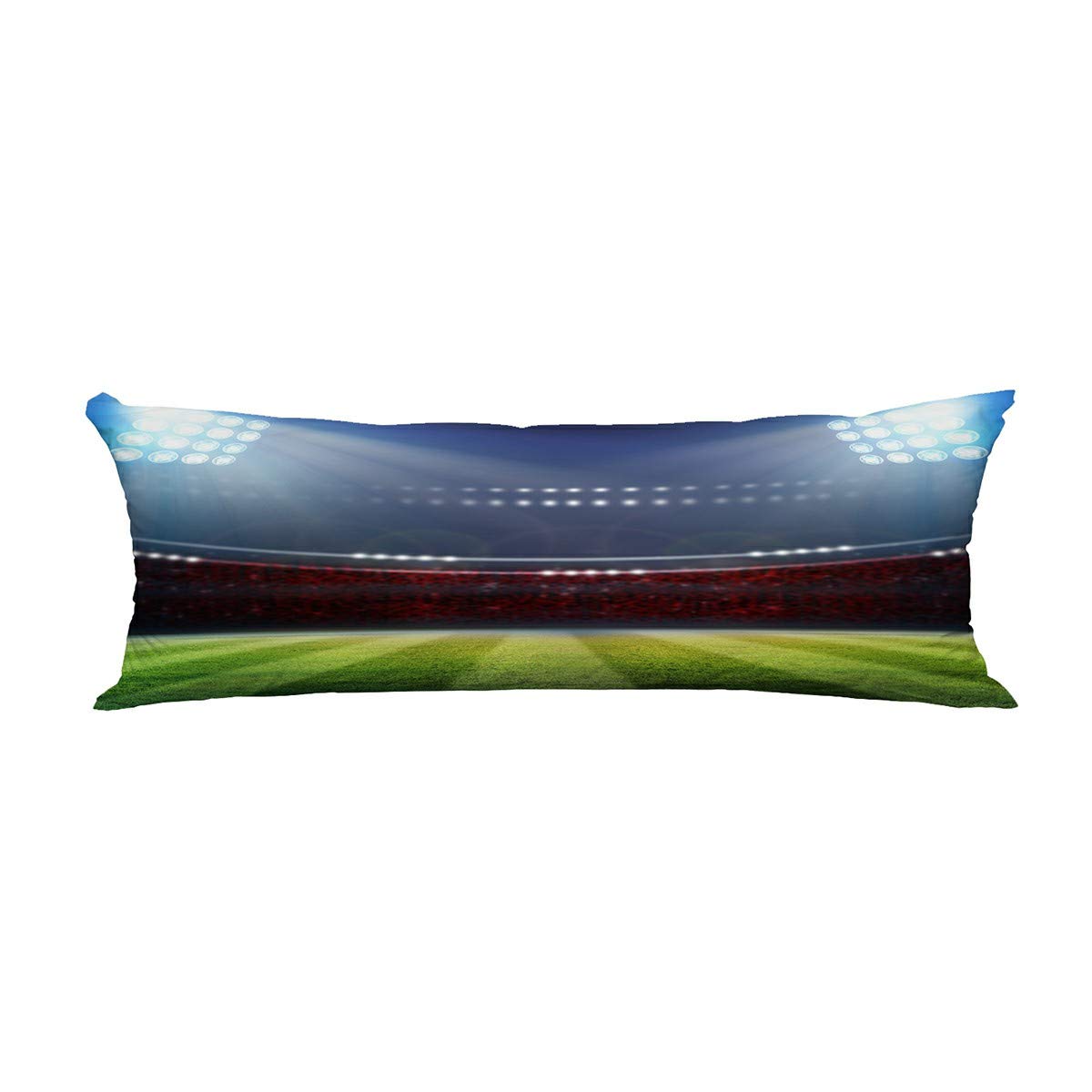 ECZJNT 20x60 Inch Stadium Lights Body Pillow Cover - Soft Pillow Protector Case for Home Decor, Gaming Room & Dorm Room - Machine Washable
