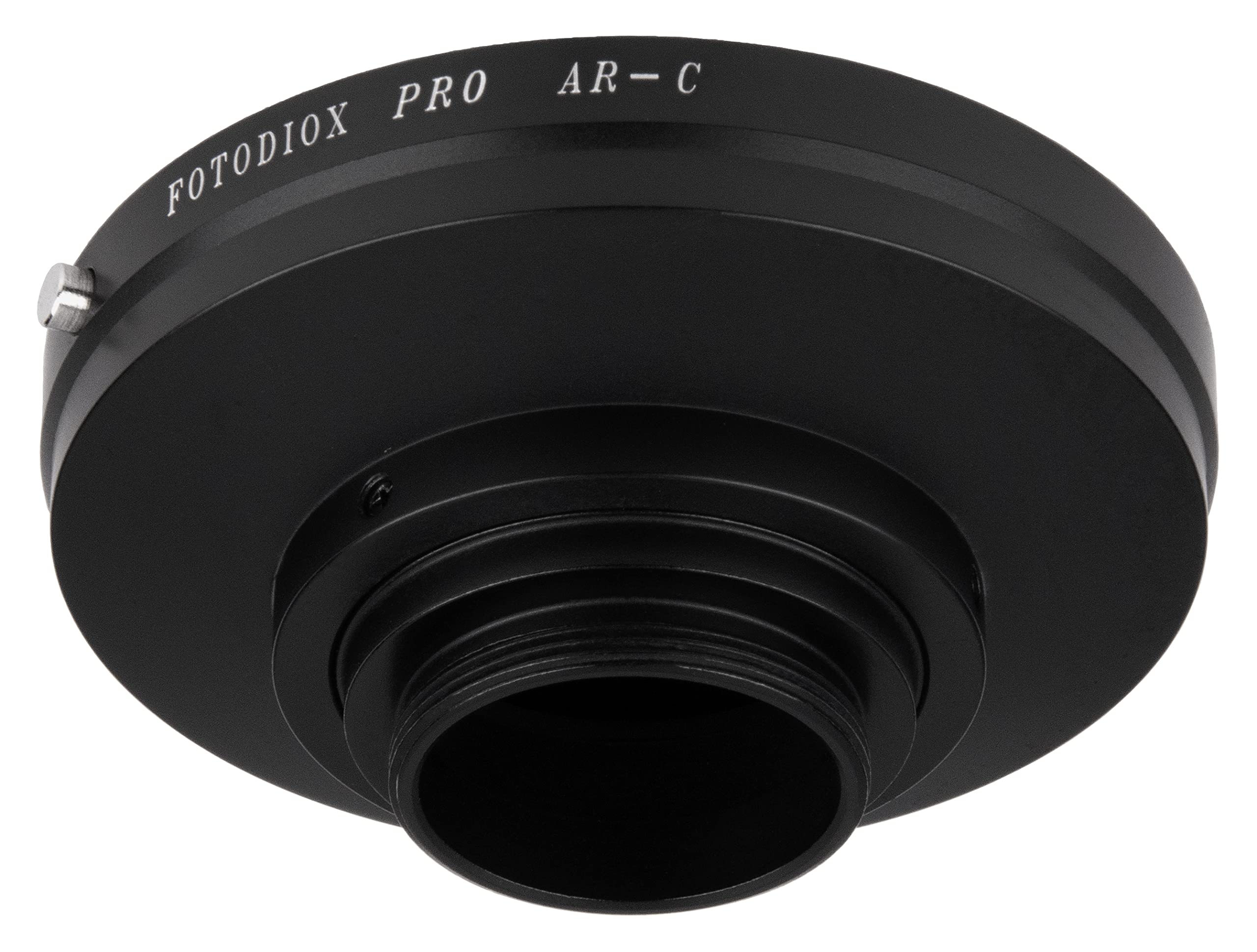 Fotodiox Pro Lens Mount Adapter - Konica Auto-Reflex (AR) to C-Mount Camera Adapter for Cinematography & Videography - Compatible with DSLR, Mirrorless & CCTV Cameras