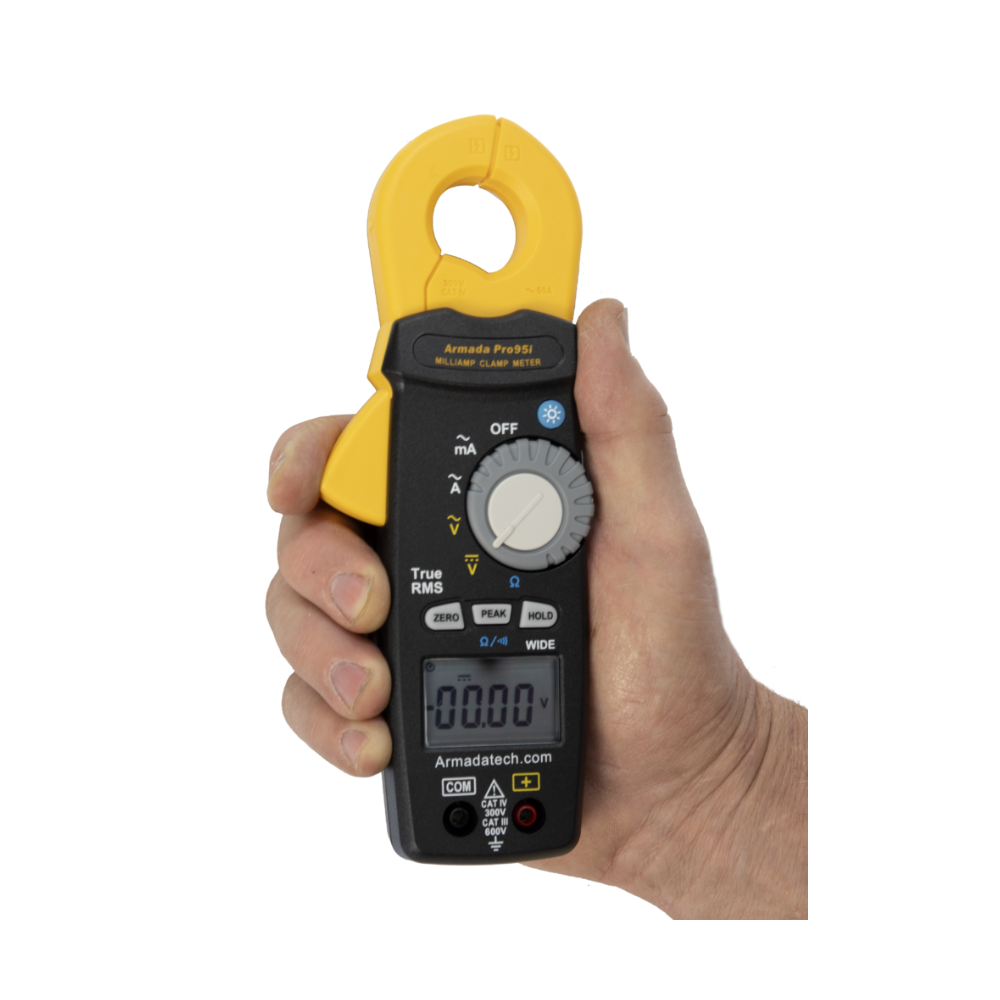 Armada PRO95I Advanced True RMS Milliamp Clamp Meter - Accurate Electrical Current Measurement for HVAC, Automotive & Industrial Use