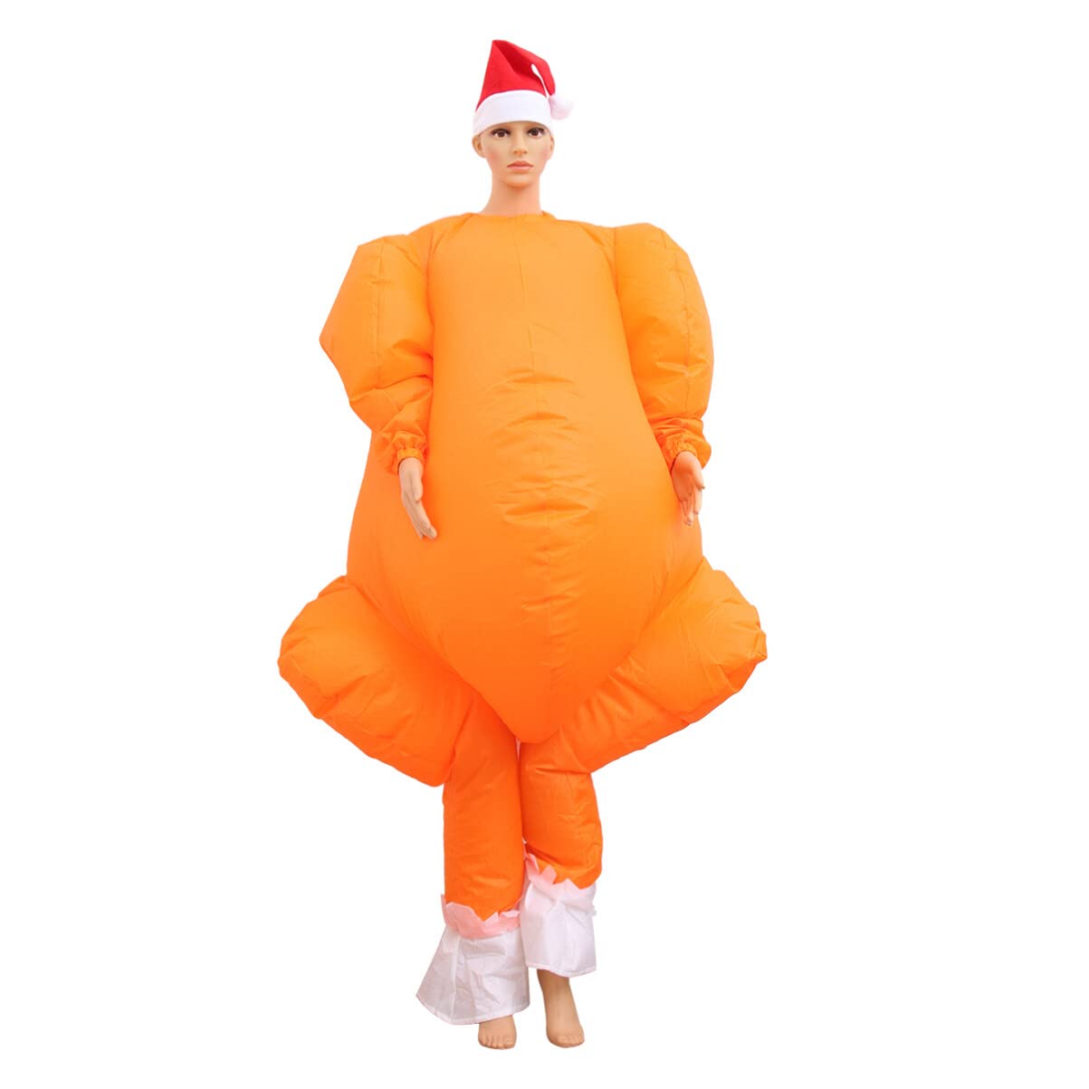 Inflatable Turkey Costume - Blow Up Turkey Suit for Adults, Thanksgiving & Christmas Cosplay, Halloween Dress Up, Party Costume Accessories | Fun Holiday Outfit for Festive Gatherings & Themed Events