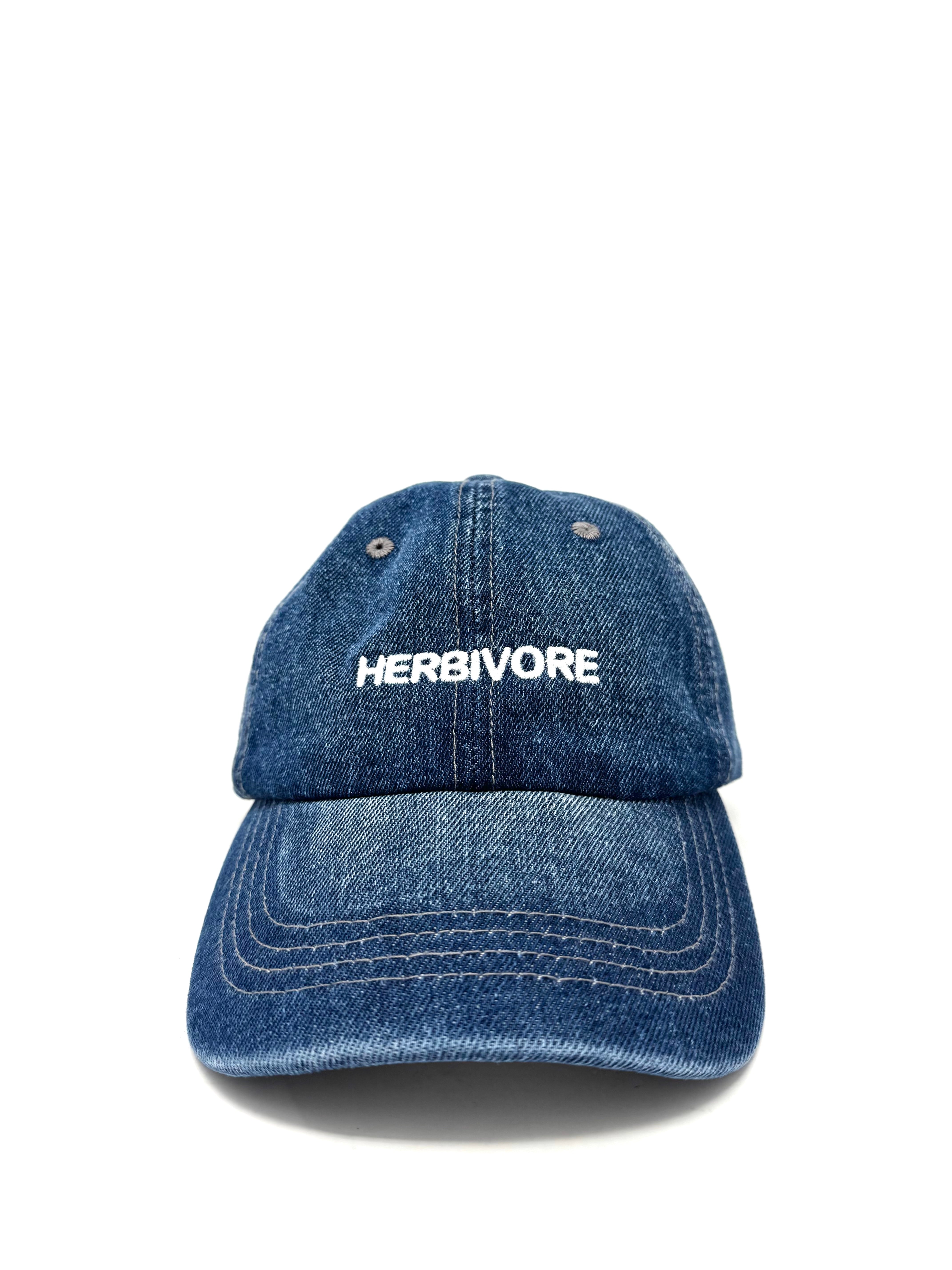 Herbivore Denim Hat - Stylish & Comfortable Unisex Cotton Baseball Cap for Outdoor Activities, Hiking & Casual Wear