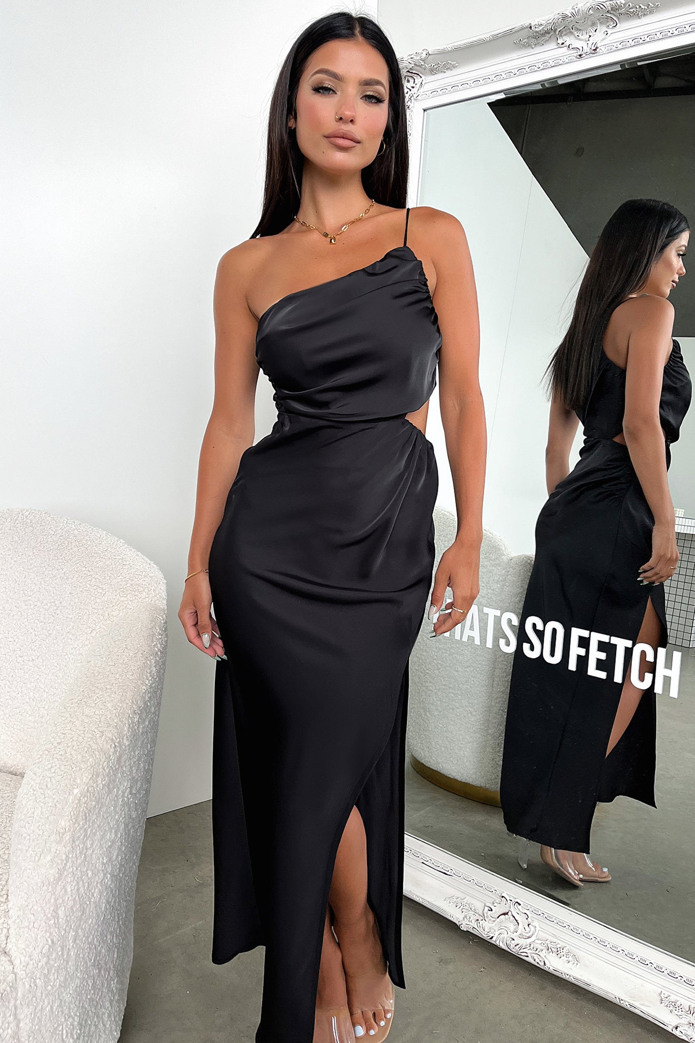 Antonella Maxi Dress for Women - Elegant Black Long Flowy Dress | Perfect for Summer, Beach, Parties & Casual Wear