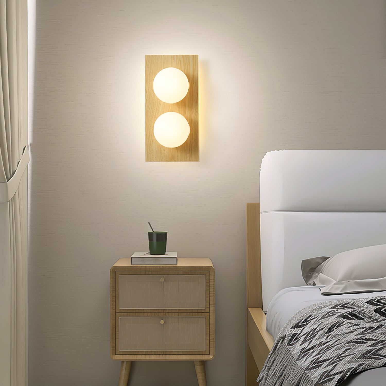 Modern LED Wall/Ceiling Lamp - Adjustable Dimmable Light Fixture for Bedroom, Living Room & Office | Indoor Home Decor Lighting Solution