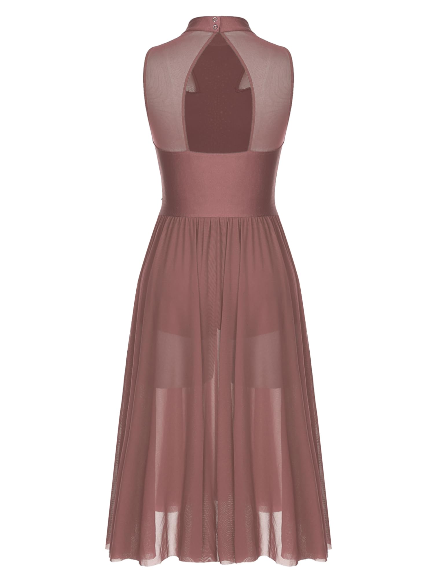 Women's Shiny Sequin Lyrical Dance Dress - Contemporary Modern Ballet Leotard with Flowy Design for Performances, Recitals, and Competitions