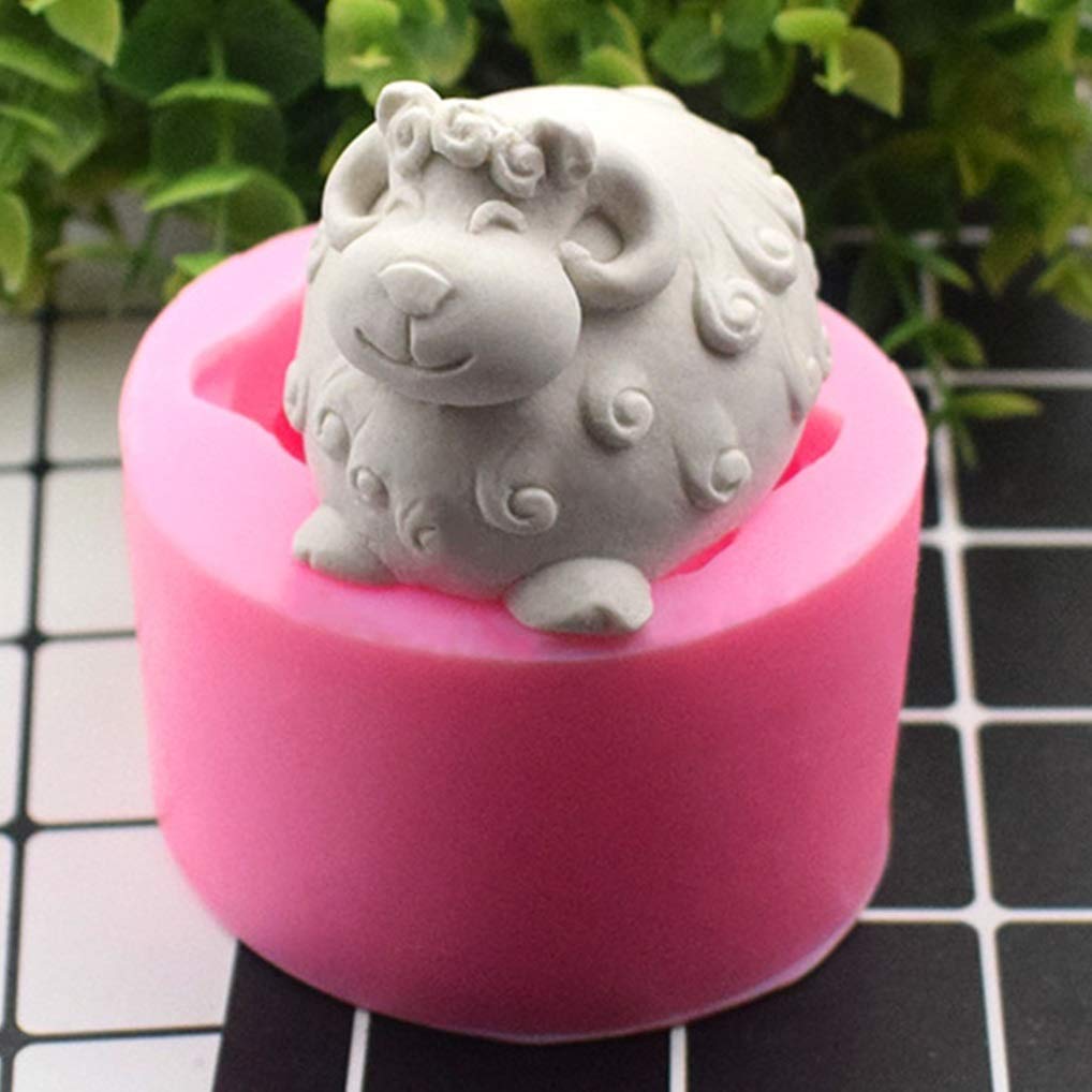 3D Sheep Silicone Soap Molds for DIY Handmade Soap Making - Cute Animal Craft Molds for Baking, Candle & Resin Art - Perfect for Home Decor, Gifts & Party Favors by YSCEN