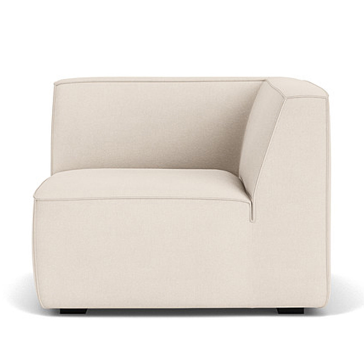1-Seater Right Corner Modular Sofa in Durable Dane Fabric - Perfect for Small Apartments, Living Rooms & Cozy Spaces