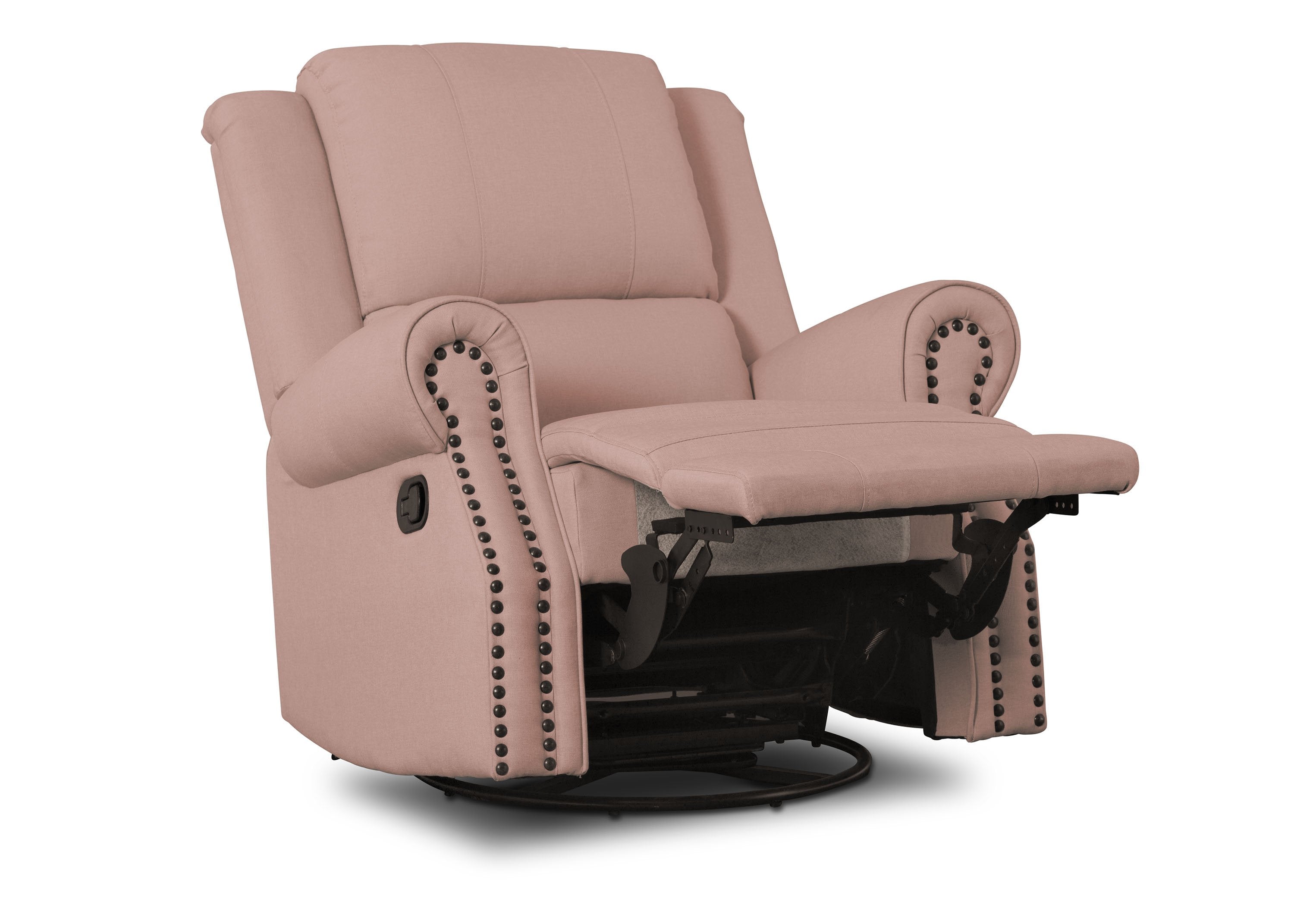 Dexter Nursery Recliner Swivel Glider Chair - Comfortable Rocking Chair for Baby Nursery, Breastfeeding & Relaxing - Perfect for Nurseries, Bedrooms & Living Rooms