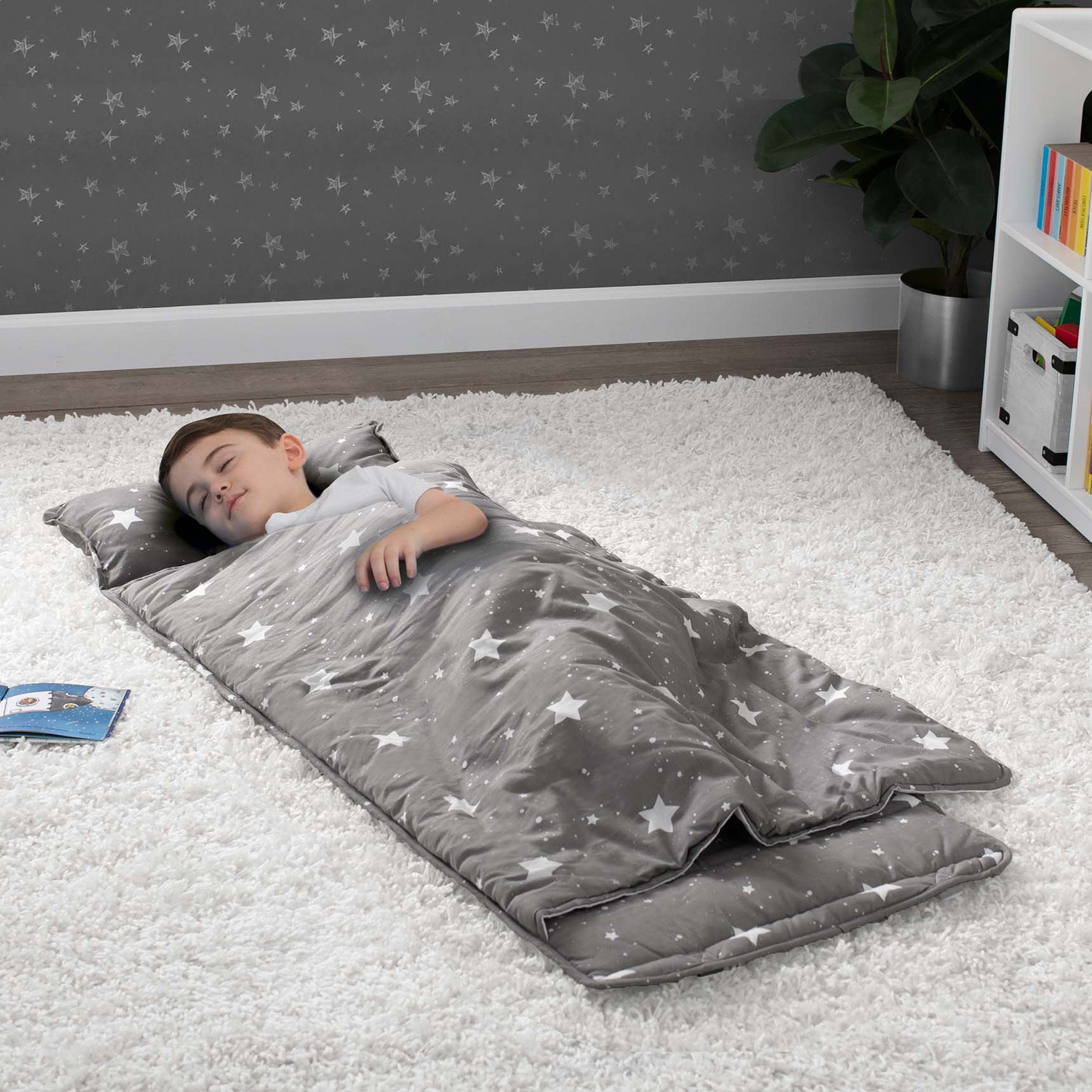 Personalized Nap Mat with Pillow & Blanket for Toddlers & Kids - Soft Portable Sleeping Mat for Daycare, Preschool & Travel