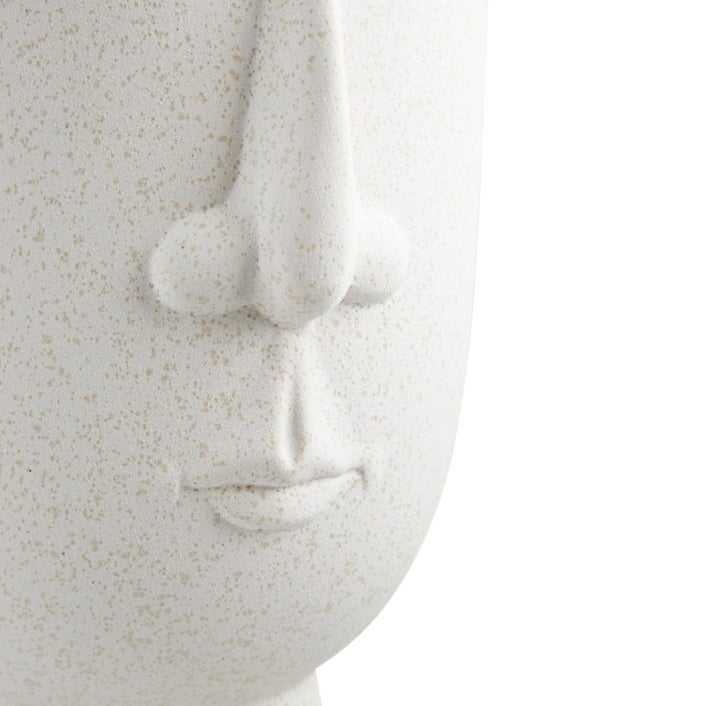 Cyan Design 11204 White Ceramic Father Vase - Elegant Home Decor for Living Room, Dining Table & Wedding Centerpieces