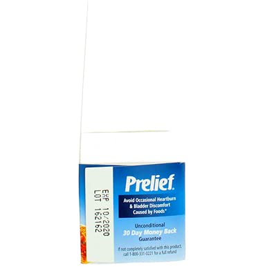 Prelief Dietary Supplement for Heartburn & Acid Indigestion Relief - 120 Caplets (Pack of 6) | Fast-Acting Antacid for GERD & Upset Stomach | Home, Travel & Work Use