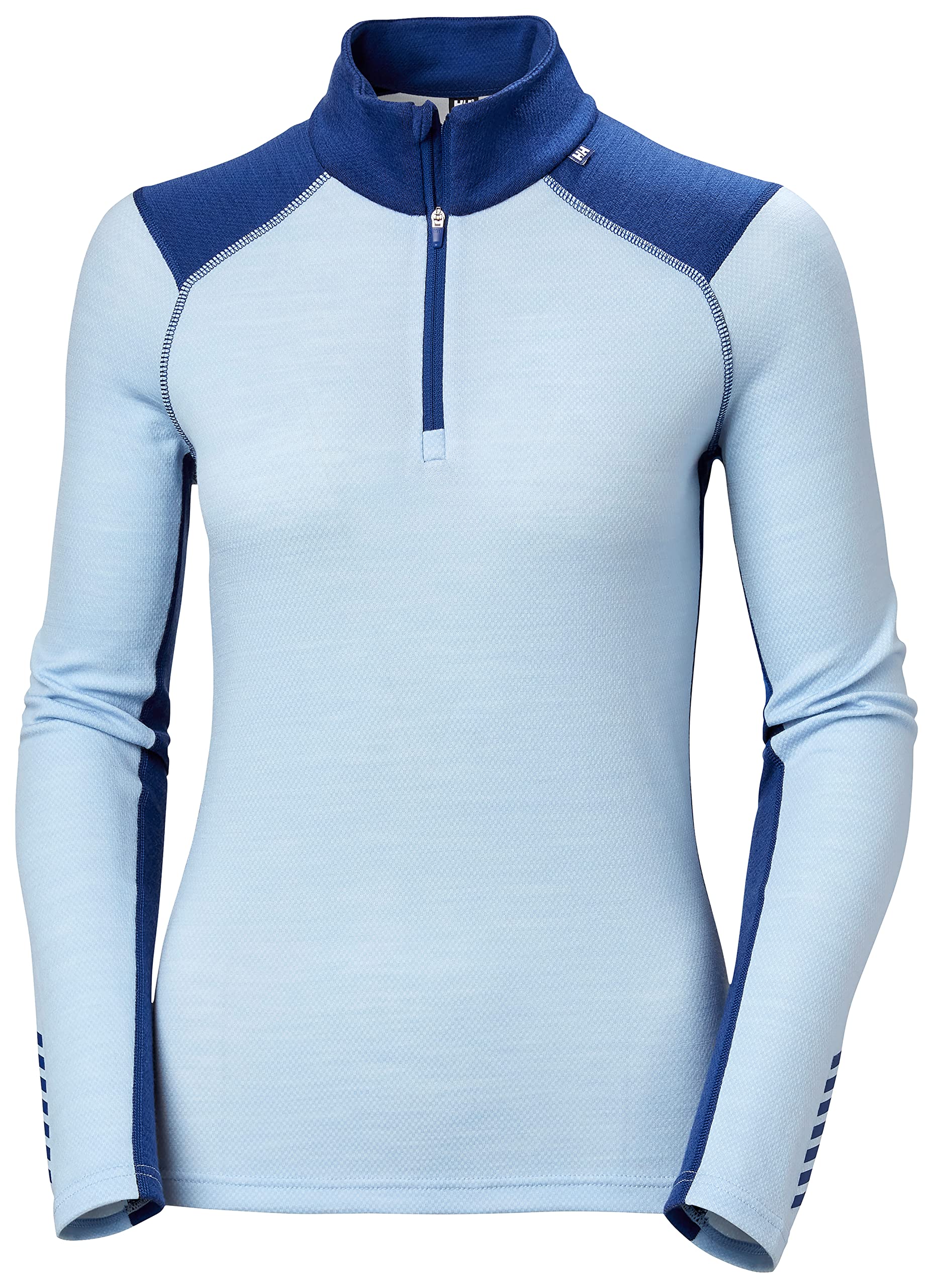 Helly Hansen LIFA Merino Midweight 1/2 Zip Base Layer Shirt for Women - Warm Wool Blend Top for Hiking, Skiing & Outdoor Activities