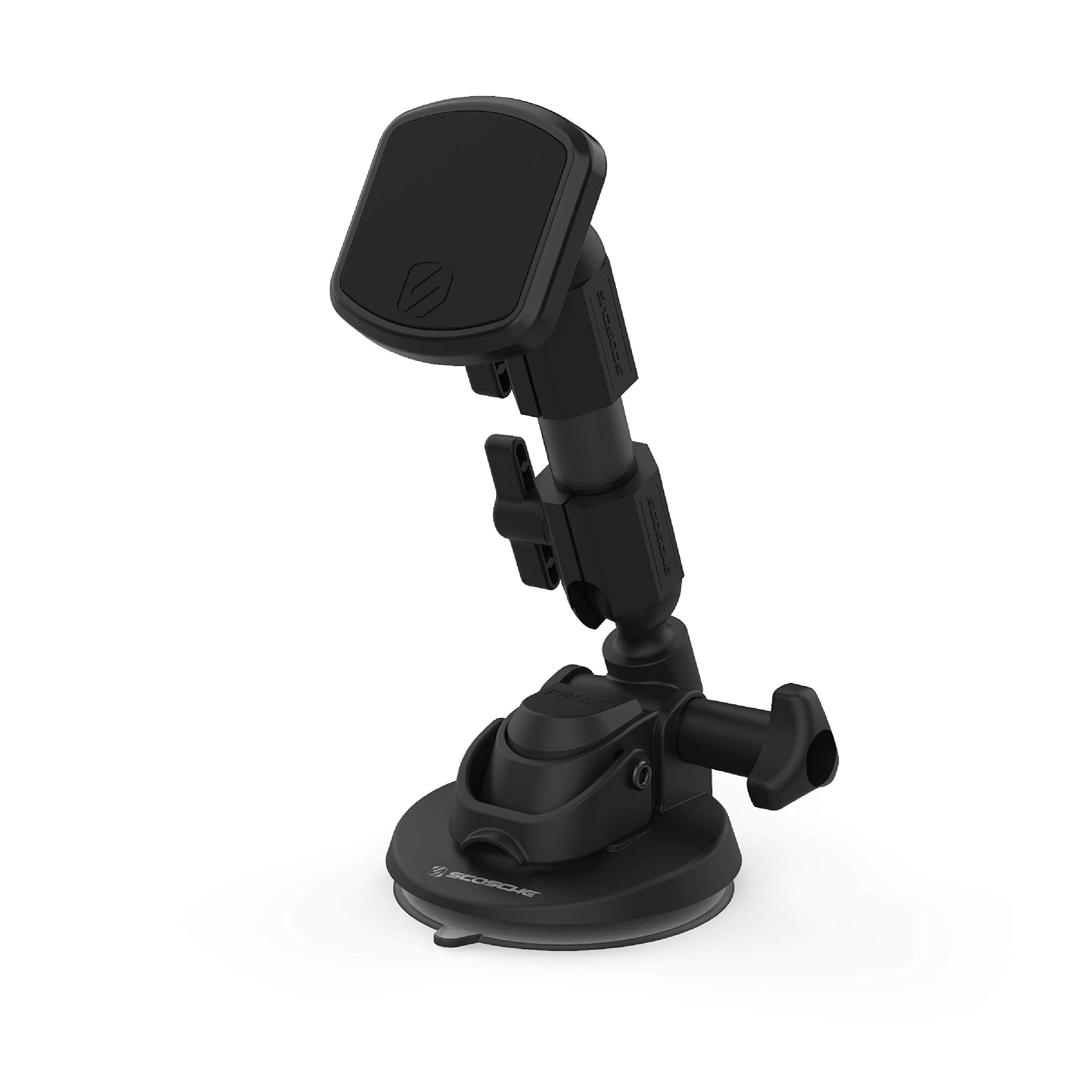 SCOSCHE SPA508 MagicMount Stage Pro Universal Phone & Tablet Mount - Strong Suction Cup Car Dashboard Holder for iPhone, Samsung, iPad - Perfect for Driving, Navigation & Hands-Free Use