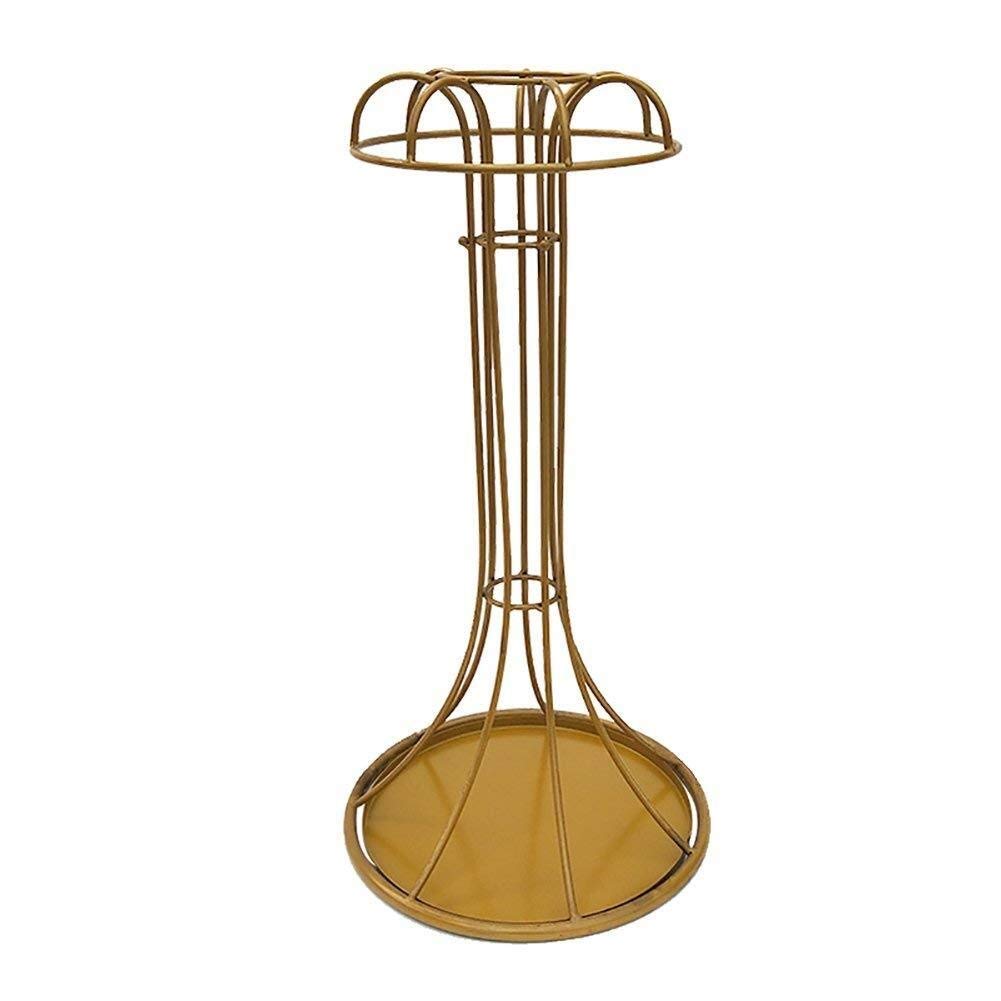 Guog Umbrella Stand with Drip Tray - Round Home & Office Storage Rack for Umbrellas, Walking Sticks - Khaki Color | Perfect for Entryway, Porch, and Mudroom Organization
