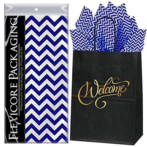 Navy Blue Chevron
