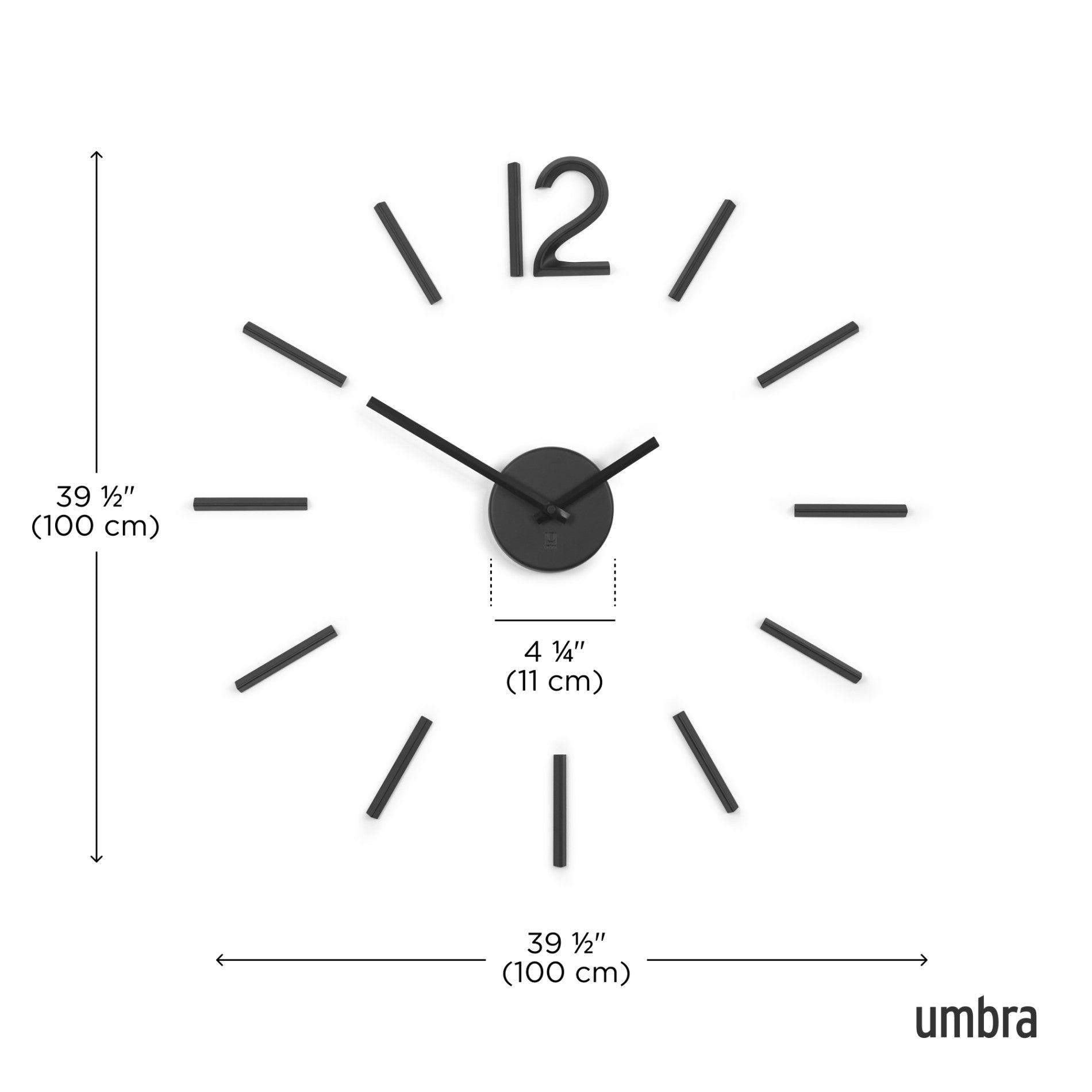 Blink Wall Clock - Silent Non-Ticking Battery Operated Modern Round Clock for Home, Office, Classroom | Perfect for Living Room, Bedroom Decor & Easy to Read Time