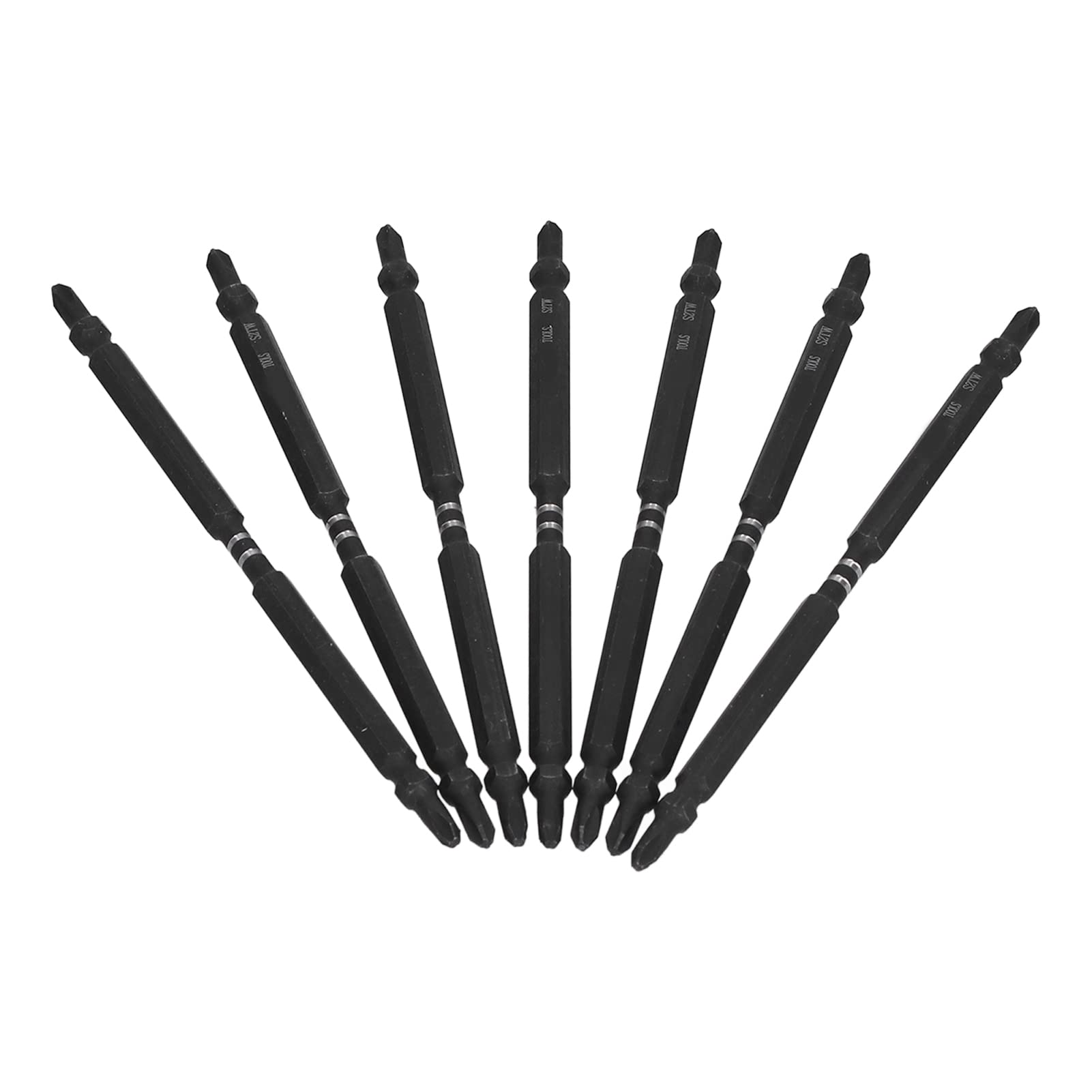 Premium S2 Alloy Steel Double Ended Screwdriver Bit Set - 1/4