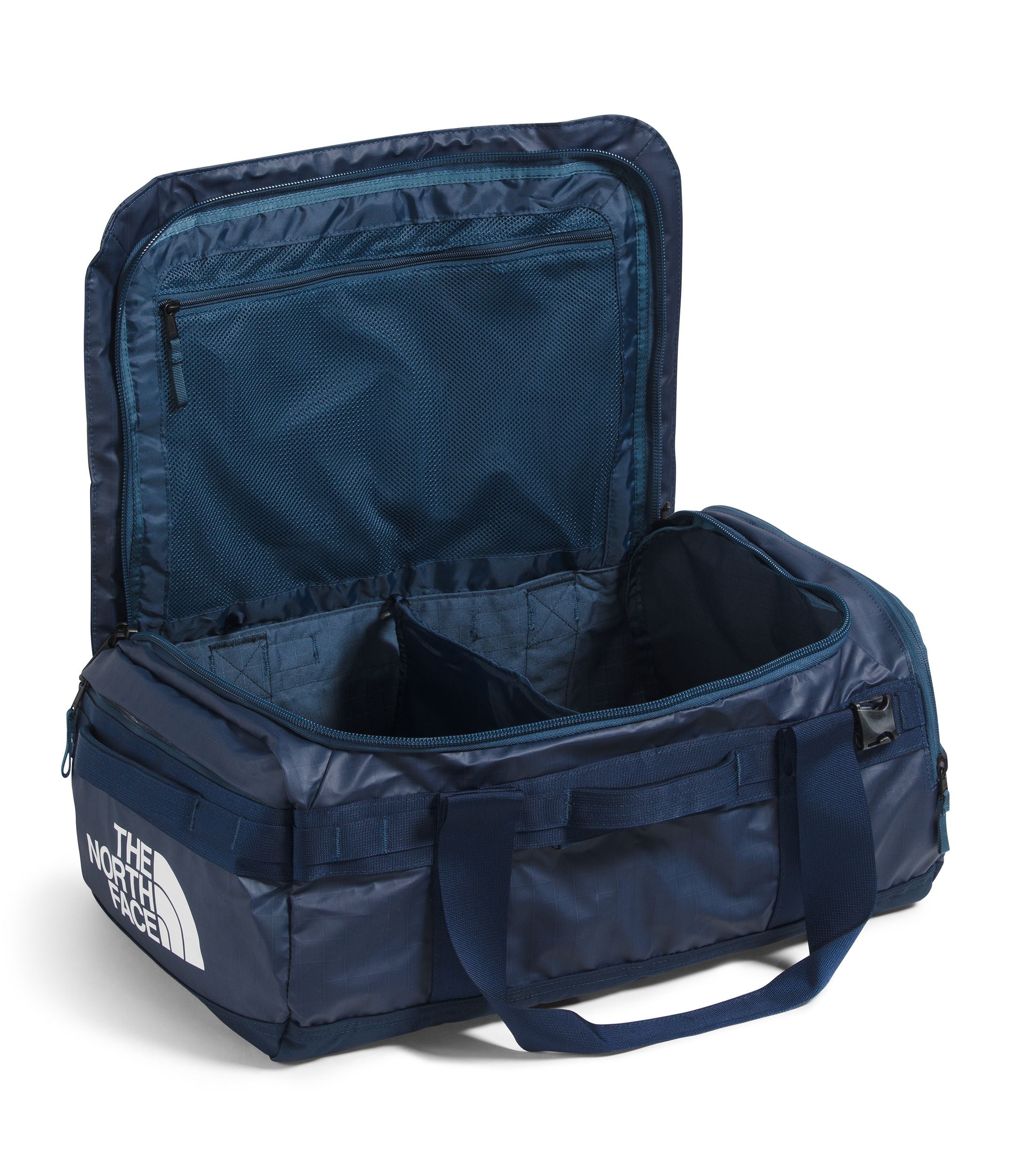 The North Face Base Camp Voyager Duffel 42L - Waterproof Travel Duffel Bag for Camping, Hiking & Outdoor Adventures - Durable Carry-On Luggage for Men & Women