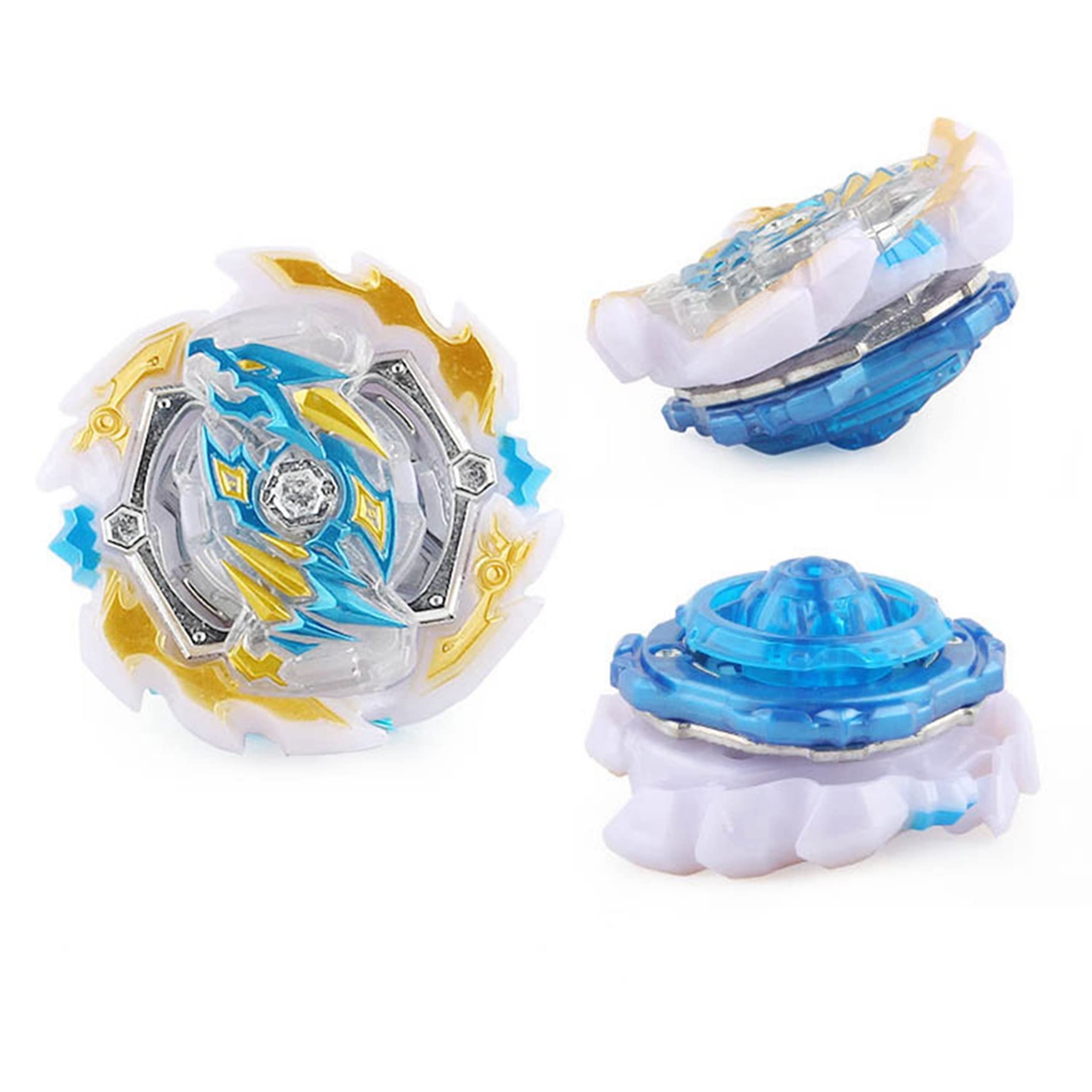 DWIN Bey Battling Toys Burst Booster GT Starter B-133 Ace Dragon Sting Charge Zan St.Ch Battle Top with B-184 Custom String Launcher - Left & Right Spin Grip Set for Competitive Play | Perfect for Kids' Battles and Collectors