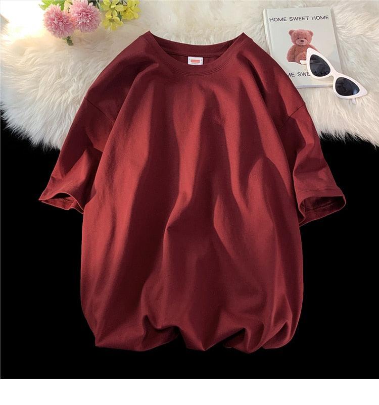 Antonio's Oversized Casual Cotton T-Shirt for Men & Women | Soft & Comfortable Relaxed Fit Tee | Perfect for Lounge, Travel & Everyday Wear