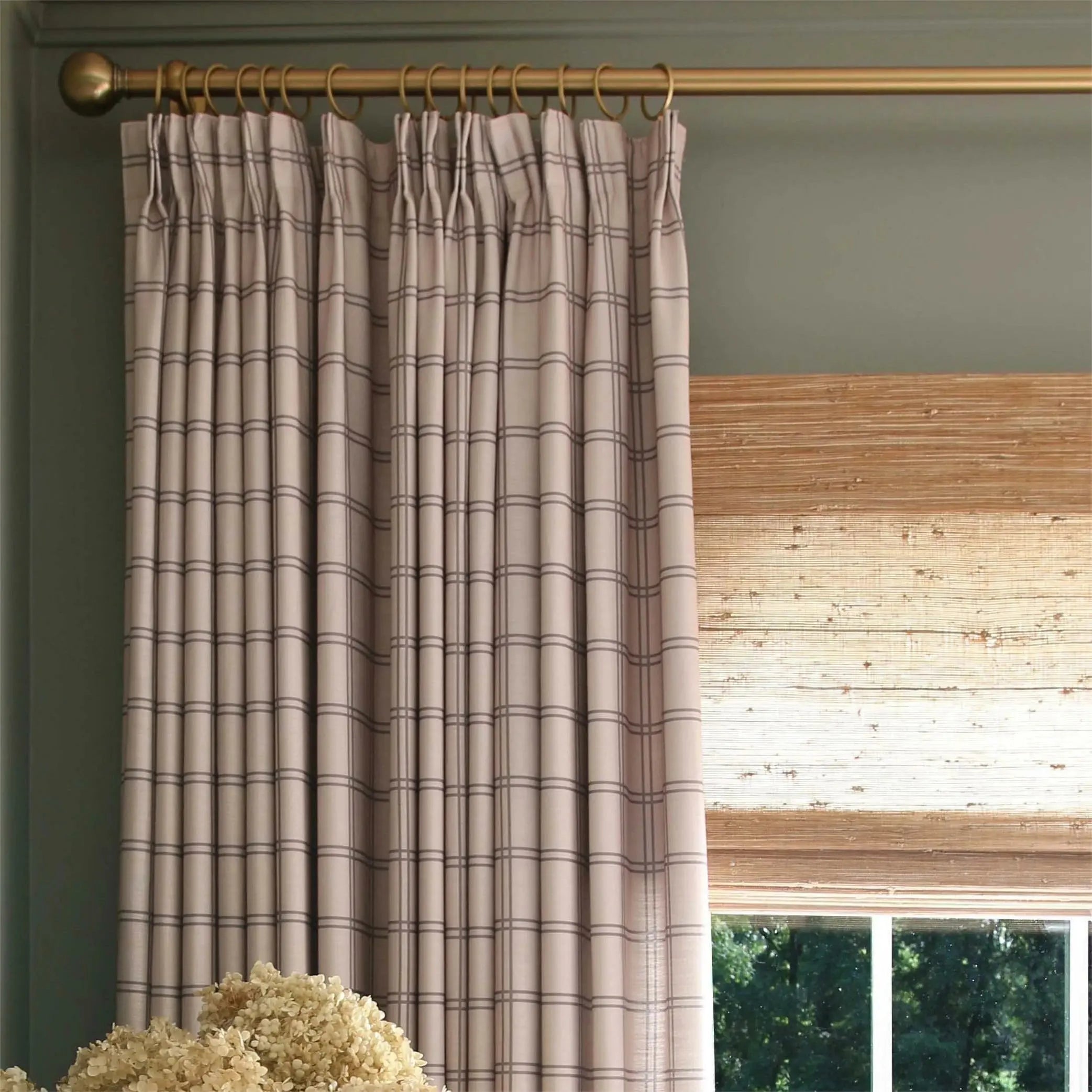 Natural Jute Bamboo Woven Window Shade - Eco-Friendly Room Darkening Blinds for Living Room & Bedroom - Sustainable Home Decor for Sun Protection & Privacy