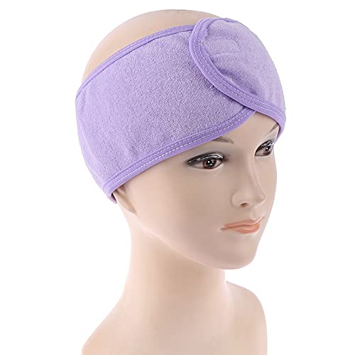 Women's Facial Headband, Face Mask Applicator Brush & Cleansing Sponge Set - 4 Piece Salon Kit for Skincare & Spa Treatments at Home
