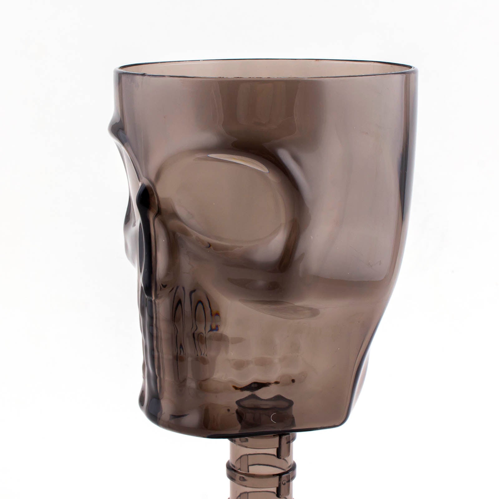 BarConic® 12oz Plastic Skull-Shaped Stem Cup - Perfect for Halloween Parties, Themed Events & Horror Movie Nights