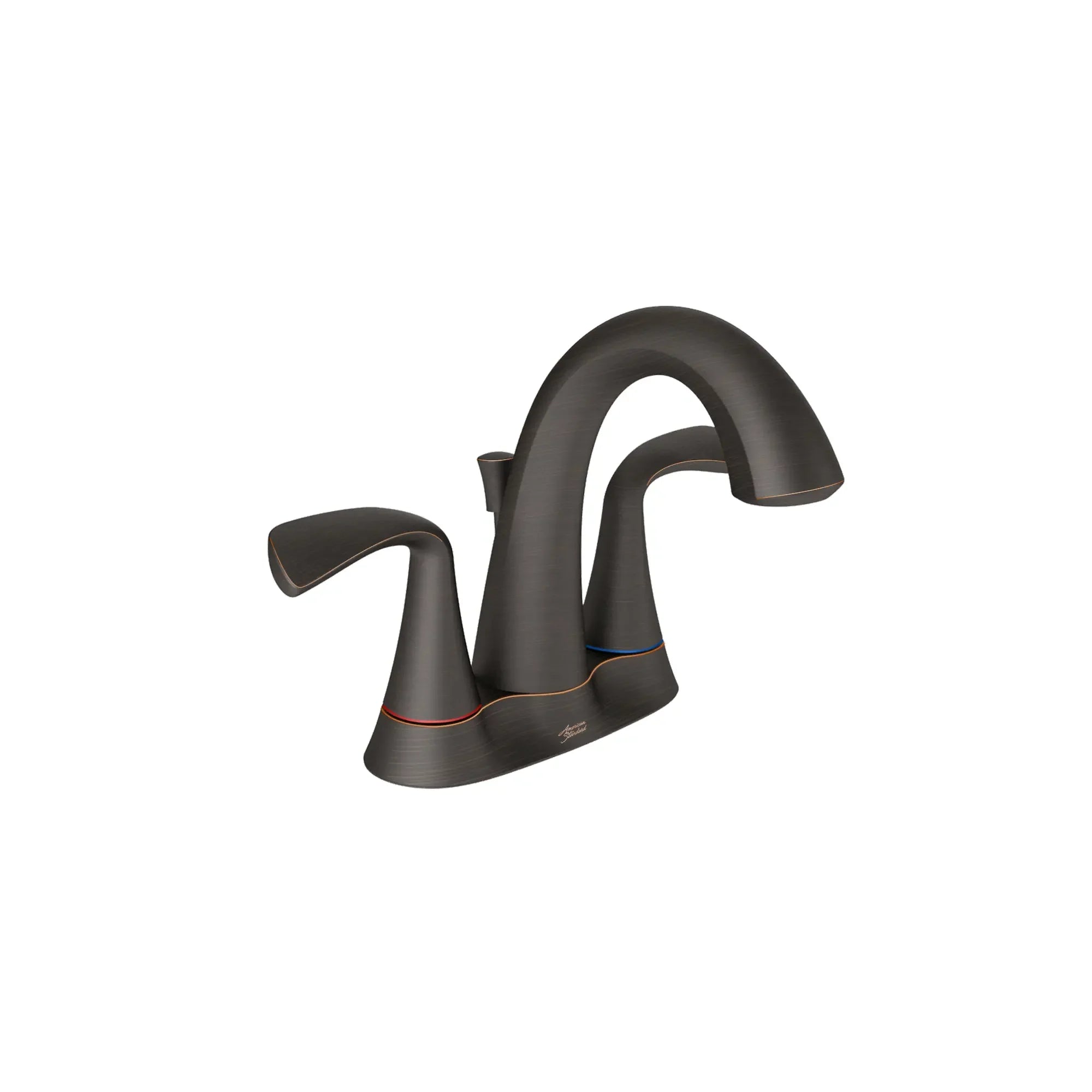 Fluent® 4 Inch Centerset 2 Handle Bathroom Faucet - 1.2 GPM/4.5 LPM Water-Saving Design with Lever Handles - Perfect for Bathroom Sink Vanity and Powder Room Installation