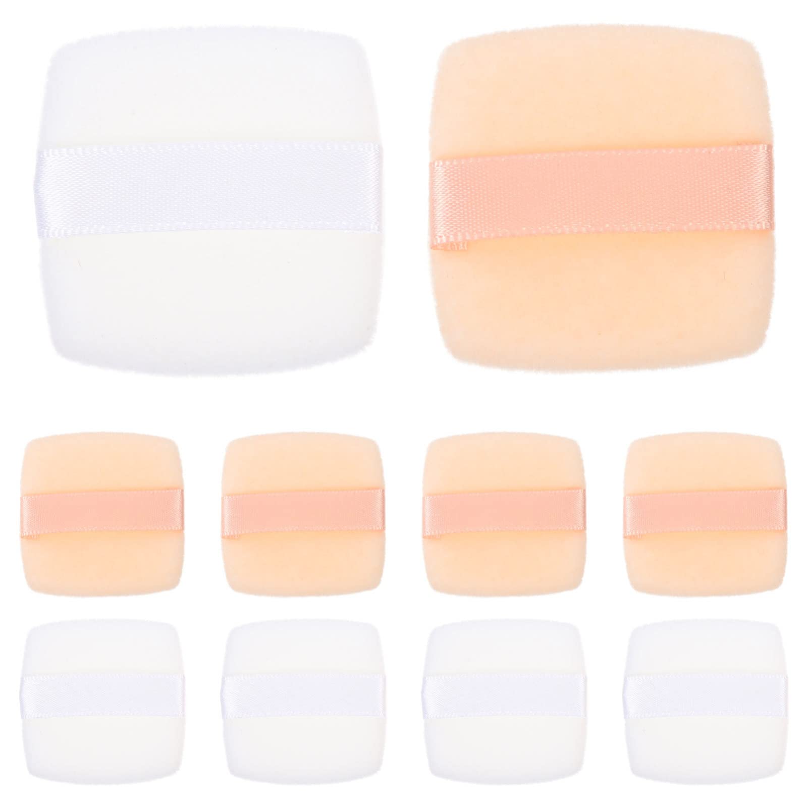 Lurrose 10-Piece Makeup Sponge Set - Soft Blending Puff for Foundation, Concealer, Liquid & Powder Cosmetics - Ideal for Face & Body Application - Perfect for Wet or Dry Makeup Techniques - Great for Professional Makeup Artists & Beginners