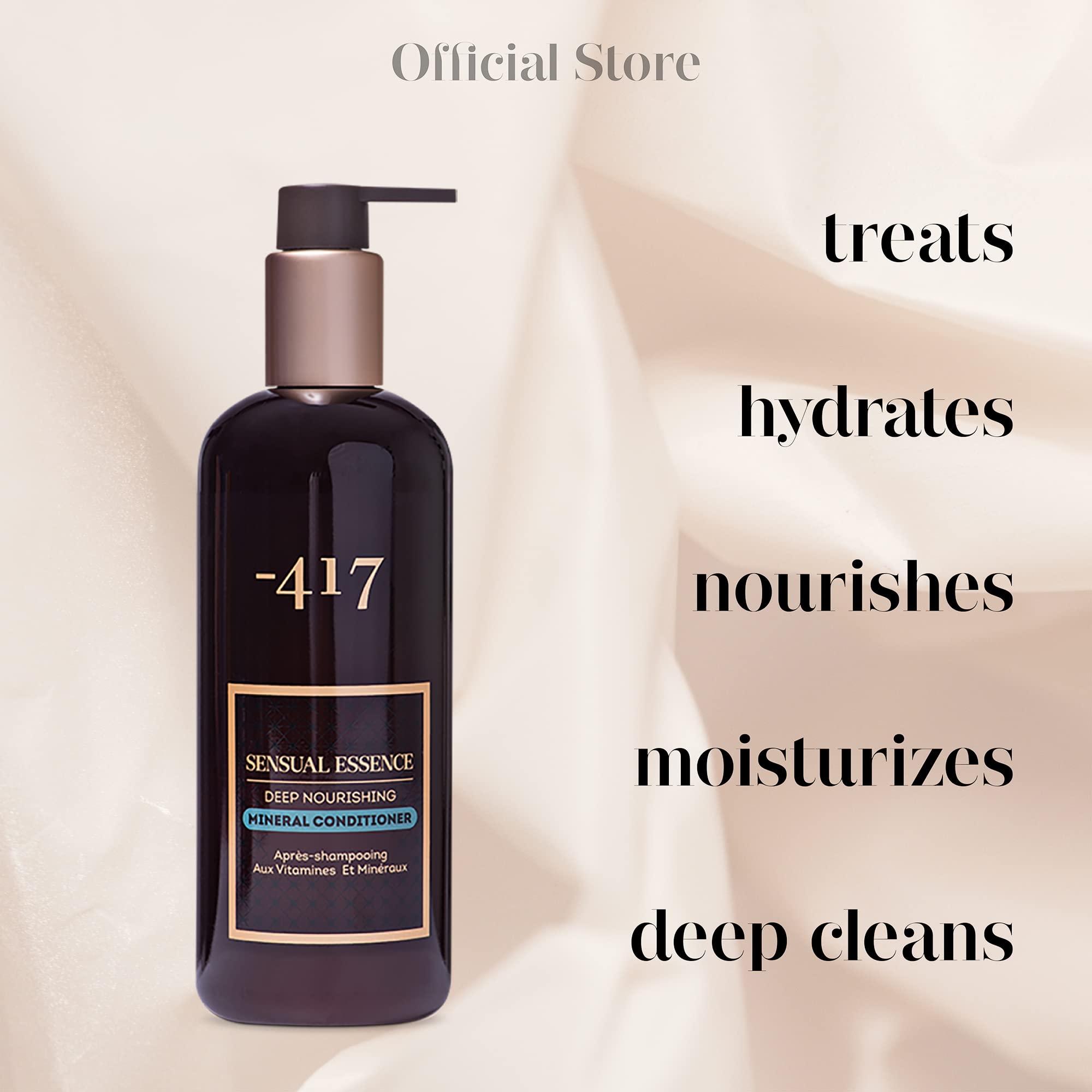 Minus 417 Sensual Essence Deep Nourishing Mineral Conditioner for Dry & Damaged Hair - Hydrating & Repairing Hair Treatment for Soft, Shiny Locks - Perfect for Daily Use & Salon-Quality Results at Home