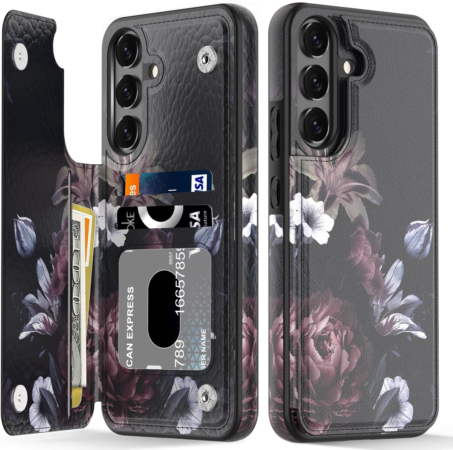 Samsung Galaxy S25 Plus Phone Case with Floral Design - Slim Protective Cover for Shock Absorption & Scratch Resistance - Perfect for Daily Use, Travel & Outdoor Activities