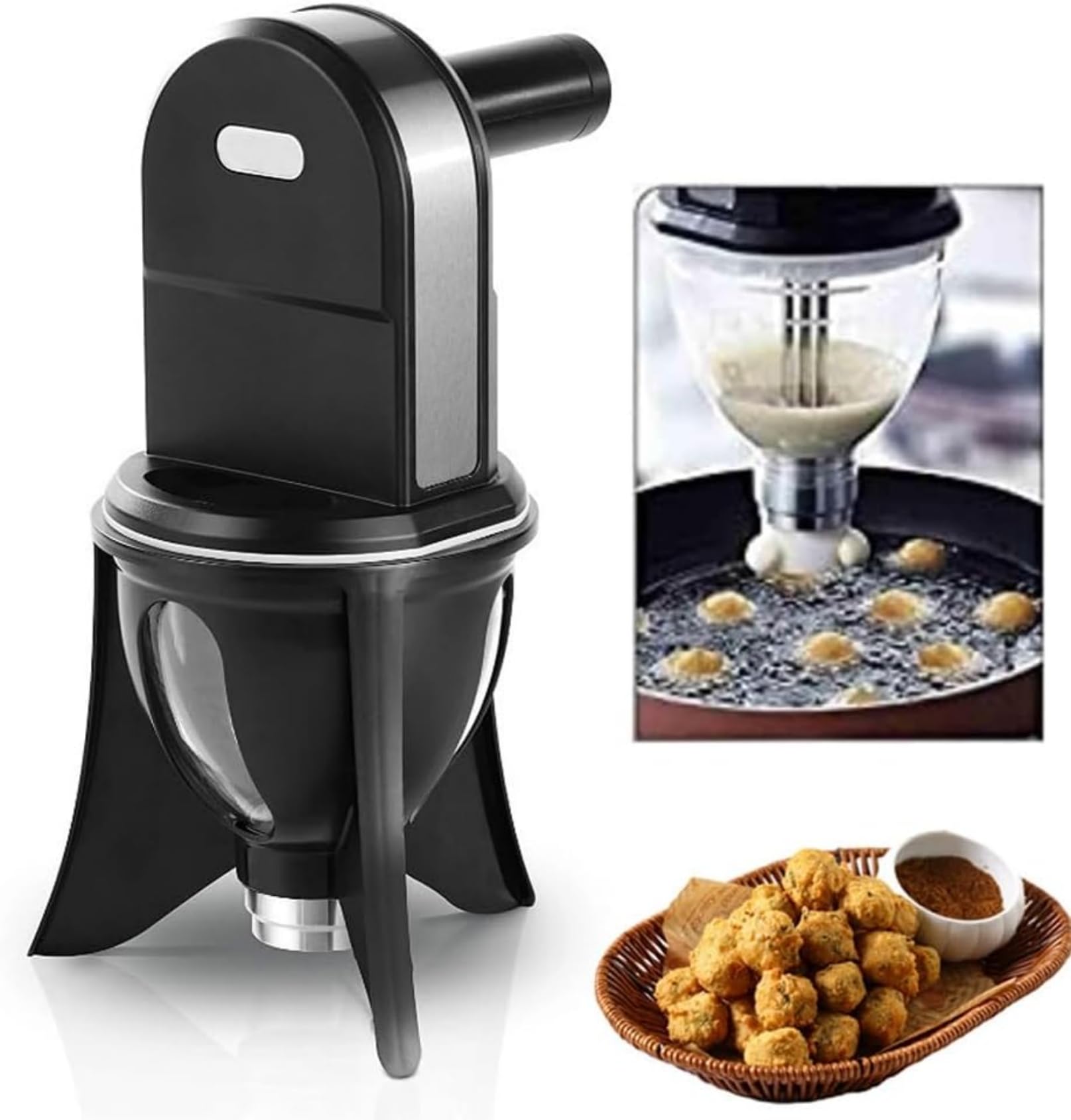 GURIDO Automatic Meatball Maker Machine - Non-Stick Meatball Scoop & Baller for Fish Balls, Sweet Dumplings - Perfect for Home Cooking, Restaurant Use & Meal Prep