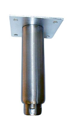 6 Inch Stainless Steel Adjustable Leg Levelers - Pack of 25 - Heavy Duty Furniture Leveling Feet for Tables, Chairs, Cabinets & Workbenches - Rustproof Leveling Hardware for Home, Office & Workshop Use
