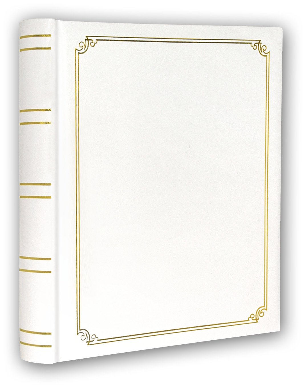 Zep Adt3535 35x35 cm White Laminated Photo Album with 100 Pages - Perfect for Wedding, Baby, Travel & Family Memories Scrapbooking