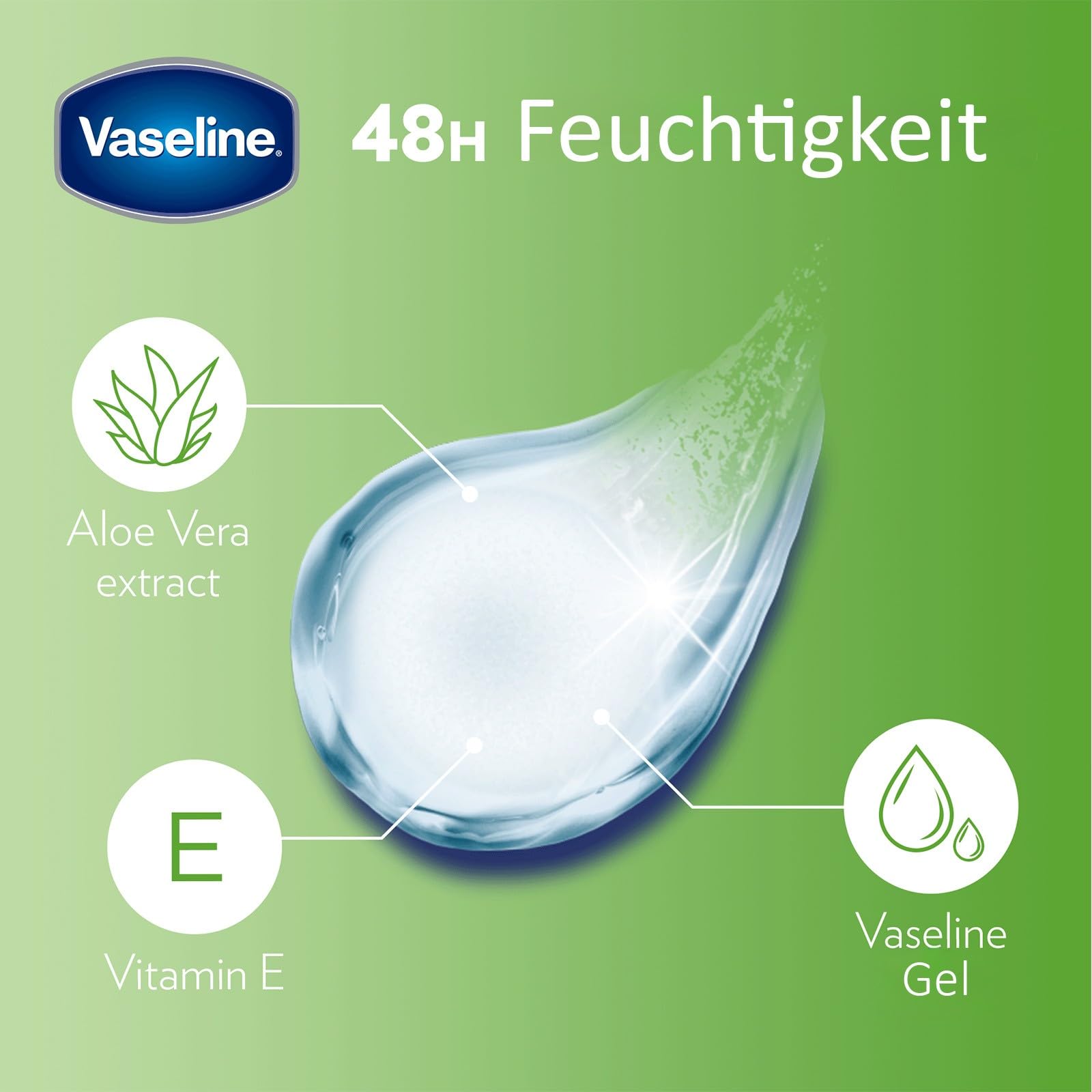 Vaseline Aloe Fresh Lip Therapy Stick - .16 Oz, Aloe Vera Lip Balm for Dry & Chapped Lips - Hydrating & Soothing Lip Care for Daily Use, Travel & Outdoor Activities