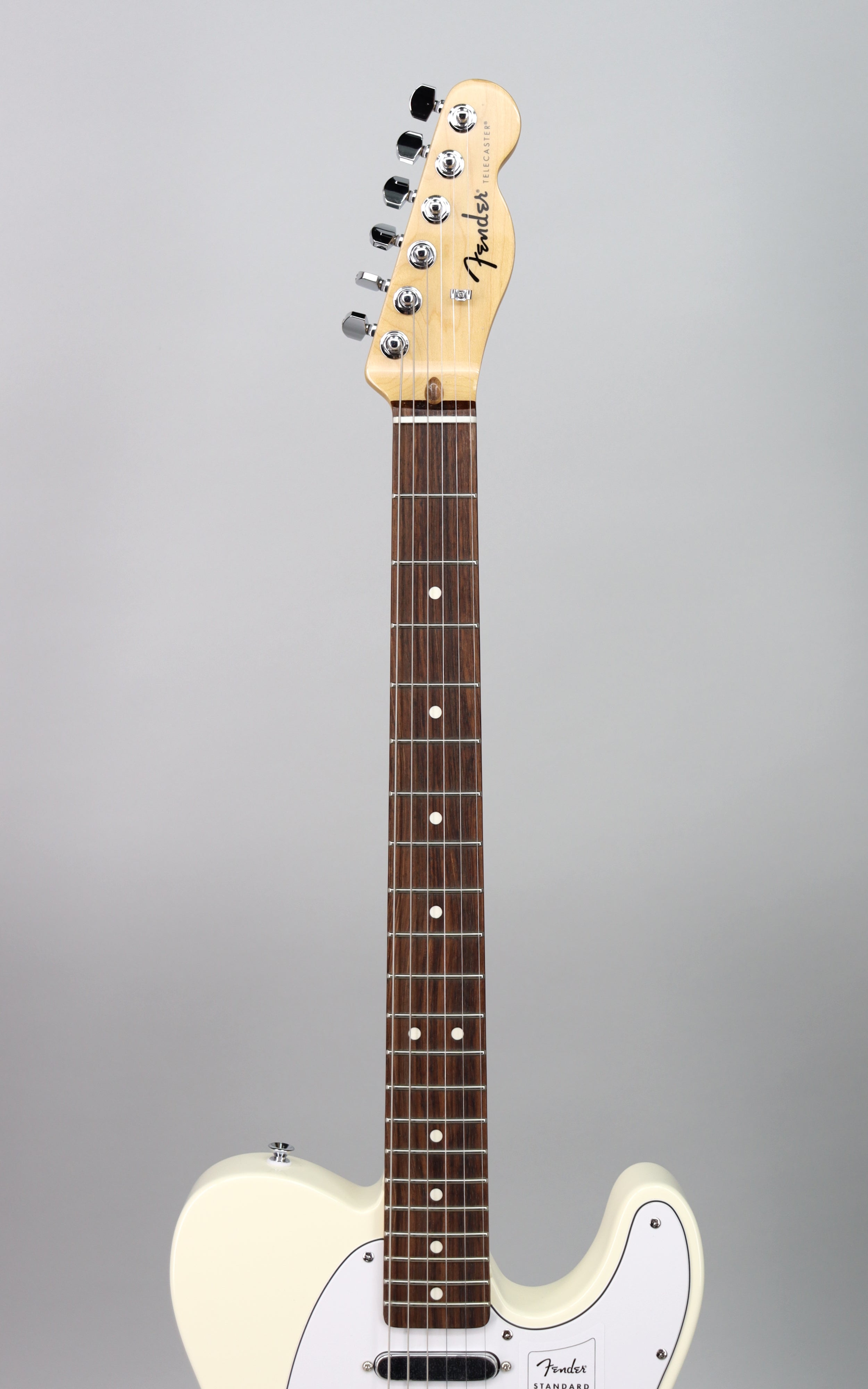 Fender Standard Telecaster Electric Guitar - Olympic White Finish | Professional Quality for Live Performances & Studio Recording