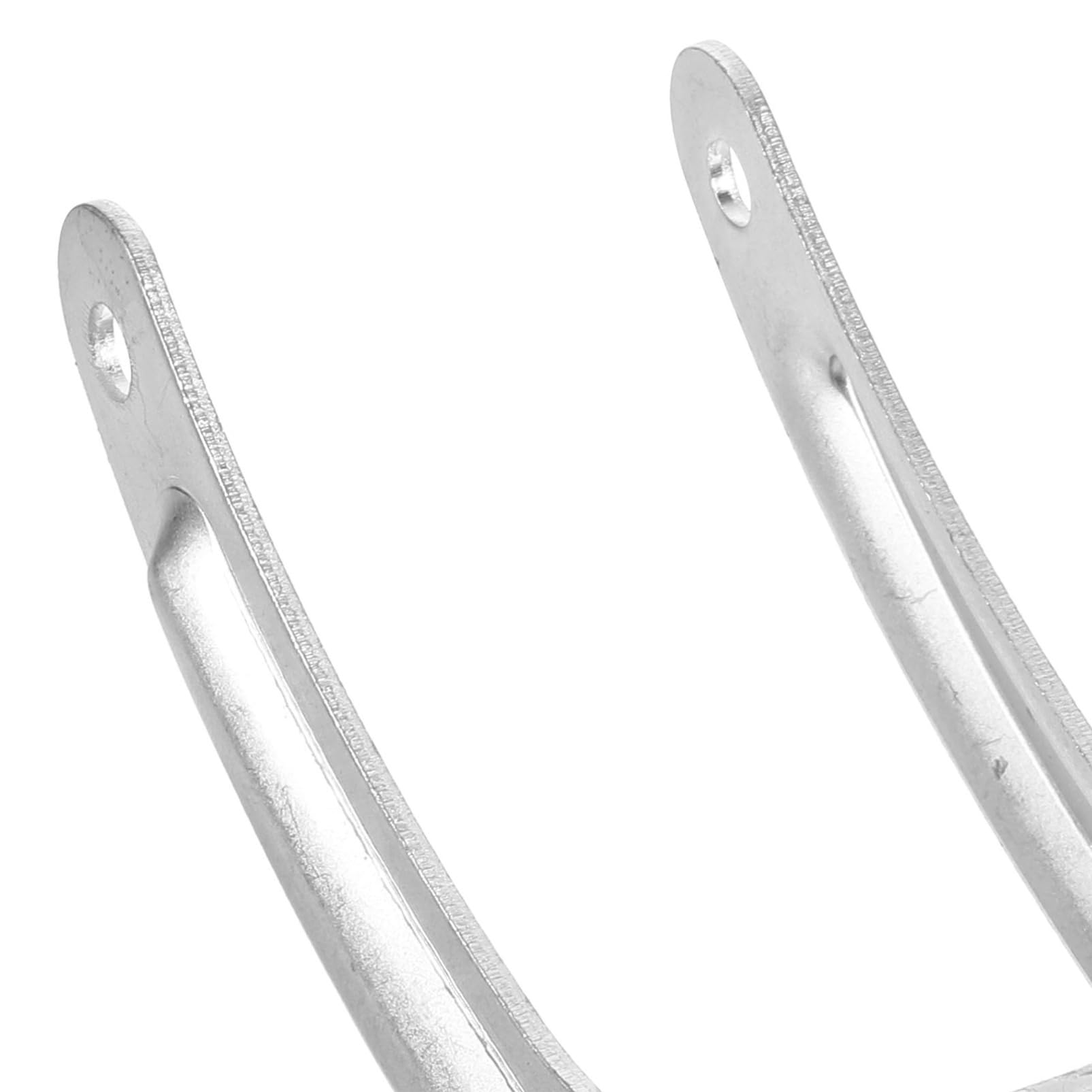 1 Pair Heavy Duty Steel Wheelchair Front Wheel Fork Bracket - Galvanized Iron Frame for Manual Wheelchairs - Perfect for Mobility Aid & Home Healthcare Use