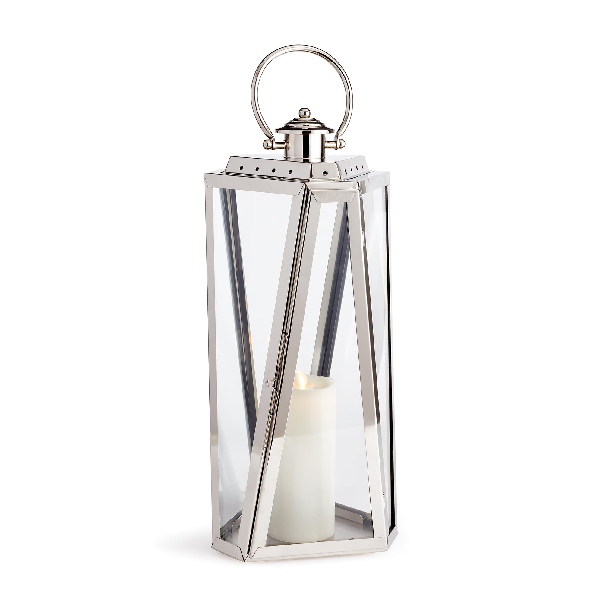 Napa Home & Garden Adler 22-Inch Outdoor Lantern - Weatherproof Stainless Steel Wall Light for Patio, Porch, Garden & Entryway Lighting