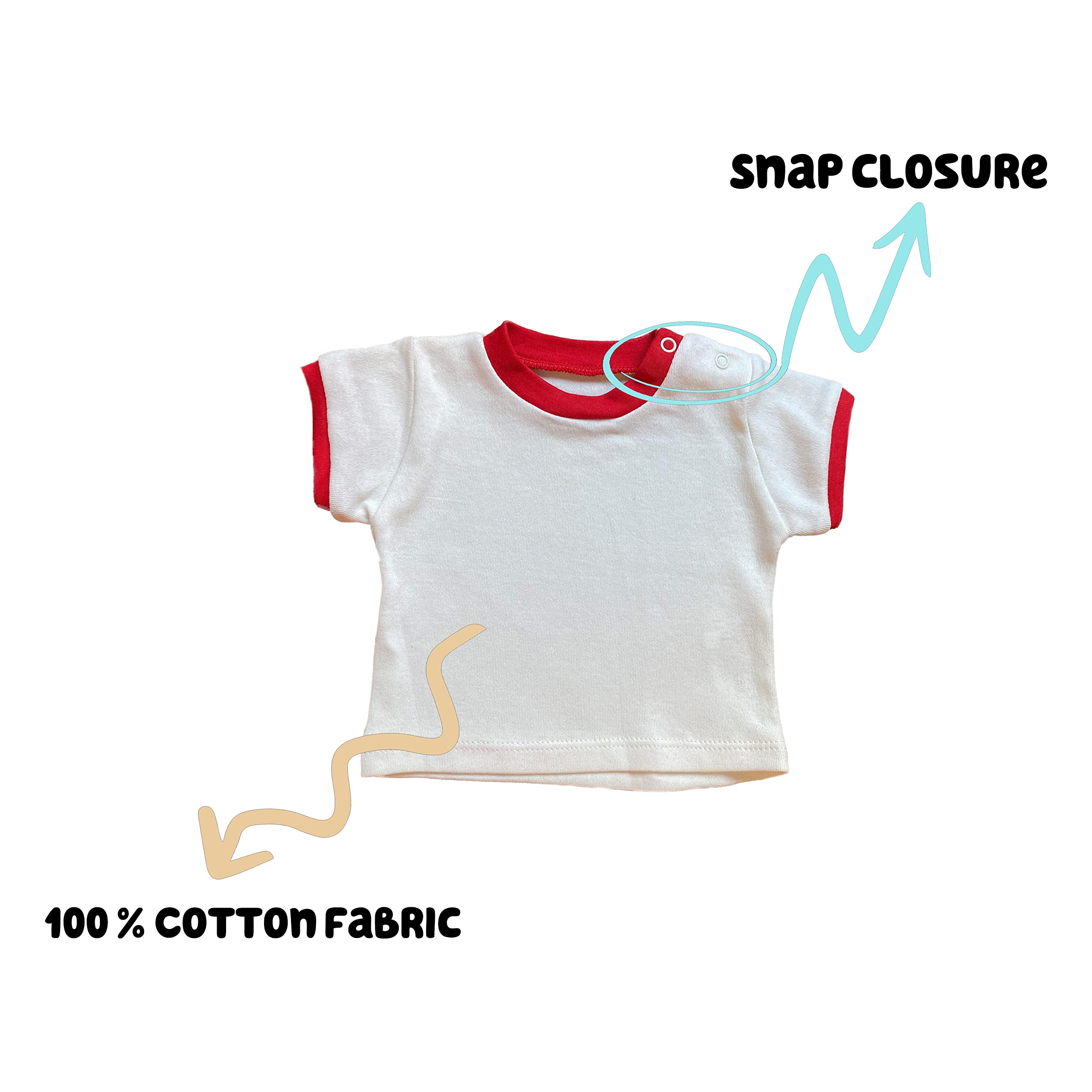 McDonald's 2-Pack Cotton Baby Romper & T-Shirt Set - Soft Unisex Overalls for Newborns & Infants | Perfect for Playtime, Photoshoots & Everyday Comfort