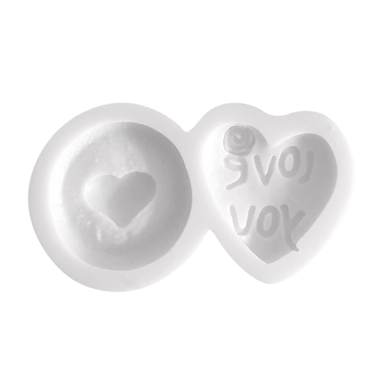 Premium Silicone Cake Molds for Baking - Valentine's Day Epoxy Candle & Biscuit Molds, Funnel Cake Tools (Size B, One Size) - Perfect for DIY Desserts, Home Baking, and Holiday Gifts