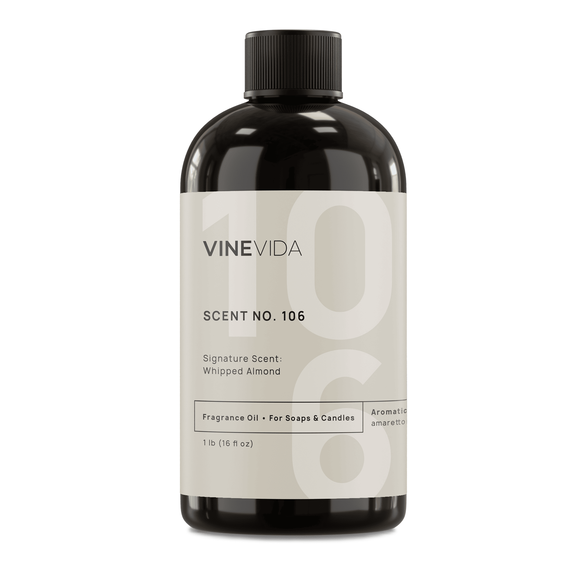 NO. 106 Whipped Almond Fragrance Oil for Soaps, Candles & DIY Crafts - Perfect for Aromatherapy, Home Scenting and Gift Making
