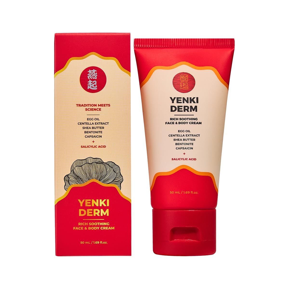 Face and Body Cream - 1.69 Fl Oz (5 Pack) - Hydrating Moisturizer for Dry Skin, Hands & Feet - Perfect for Daily Skincare Routine & Travel